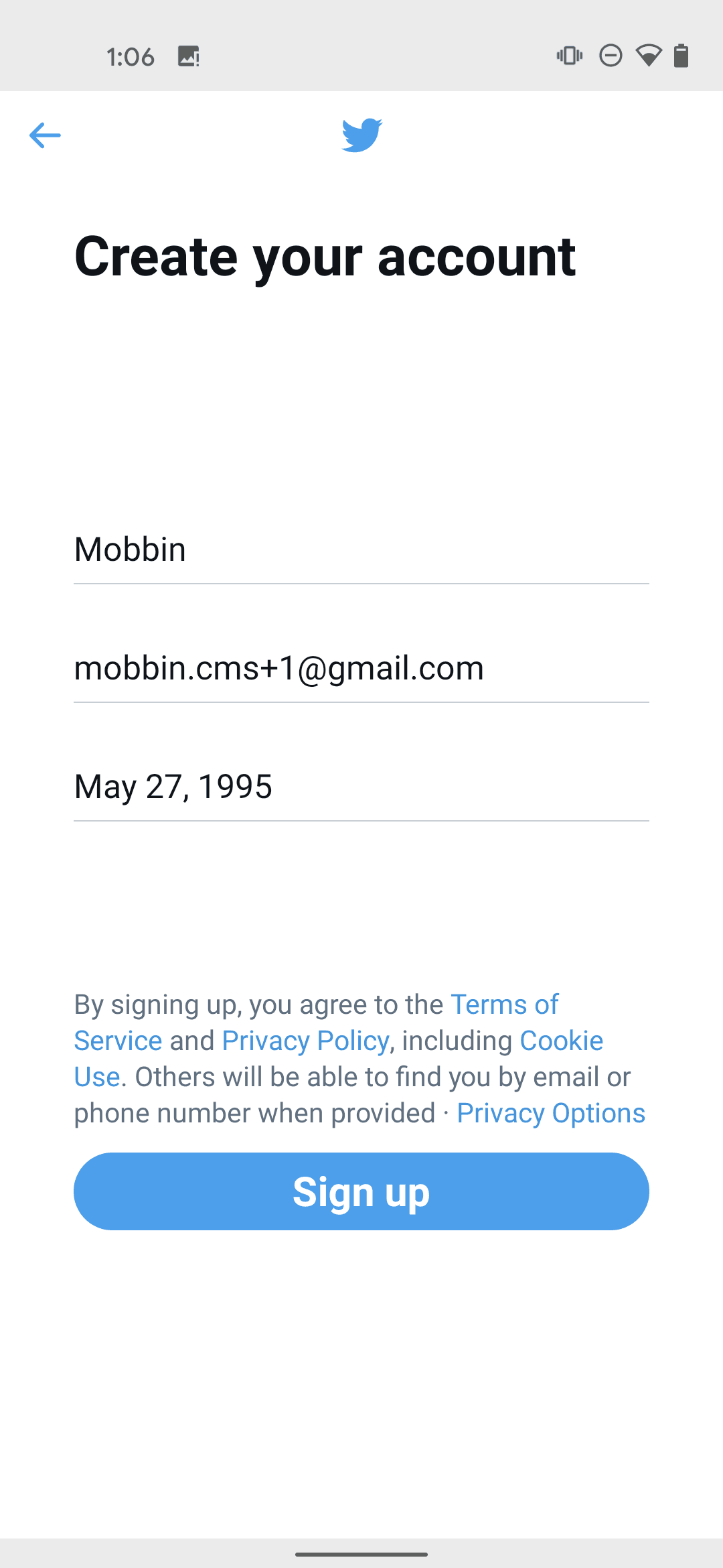 Twitter Android Social Networking interface screenshot 7