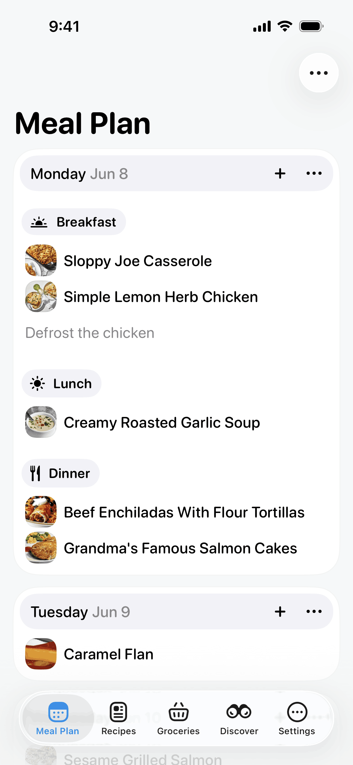 Crouton iOS Food & Drink interface screenshot 2