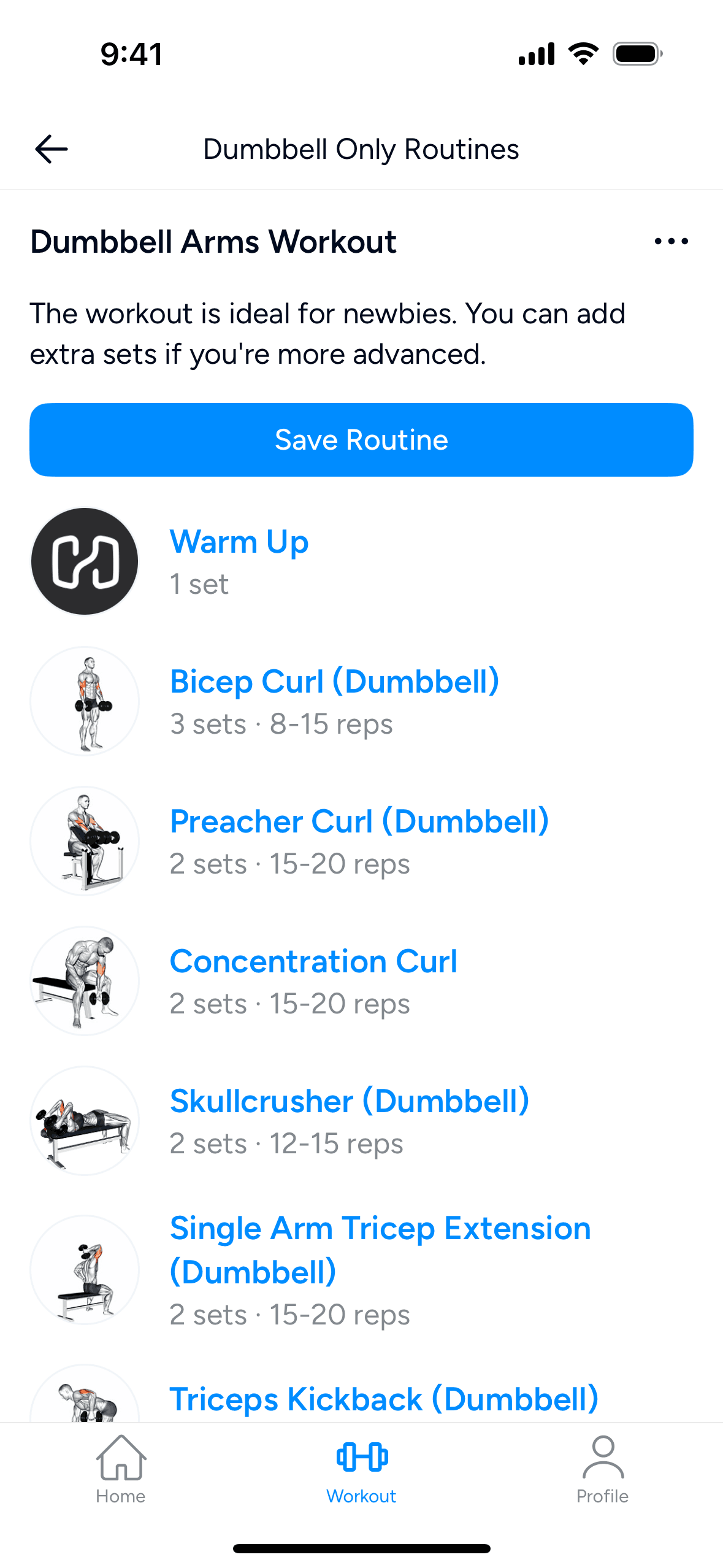 Hevy iOS Health & Fitness interface screenshot 18