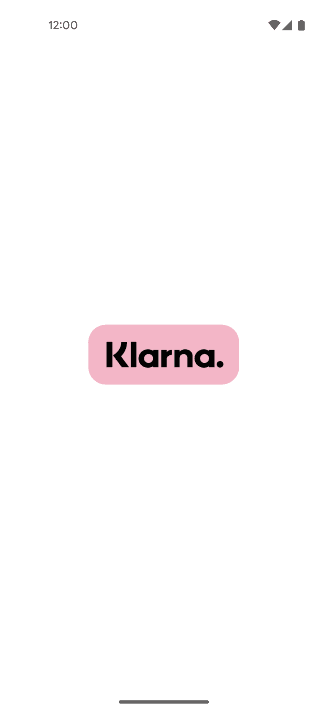 Klarna Android Shopping interface screenshot 1