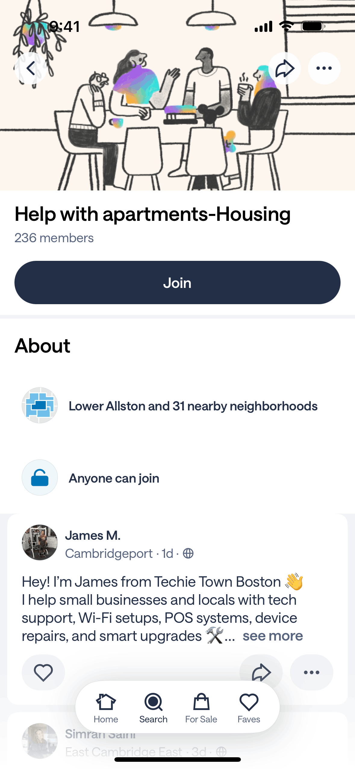 Nextdoor iOS Social Networking interface screenshot 9
