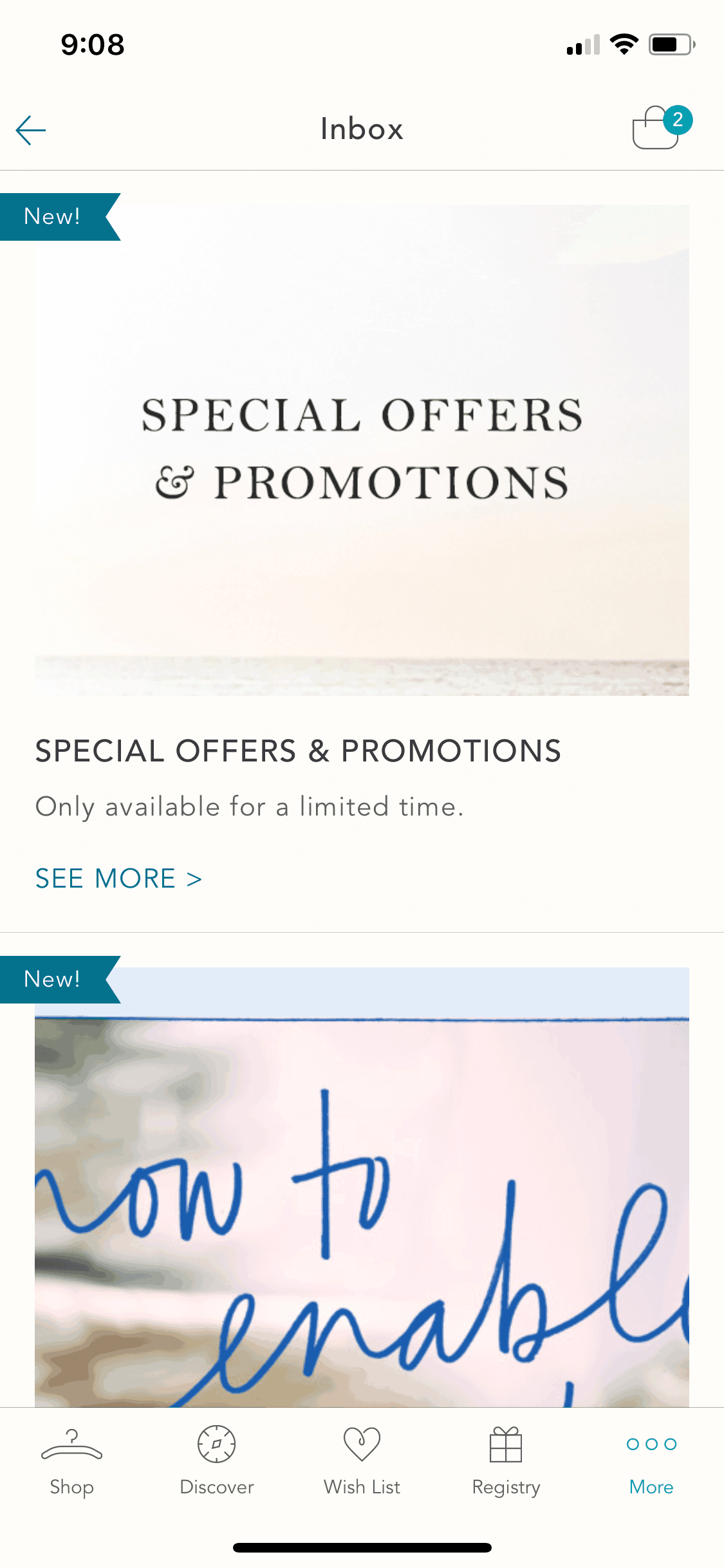 Anthropologie iOS Shopping interface screenshot 4