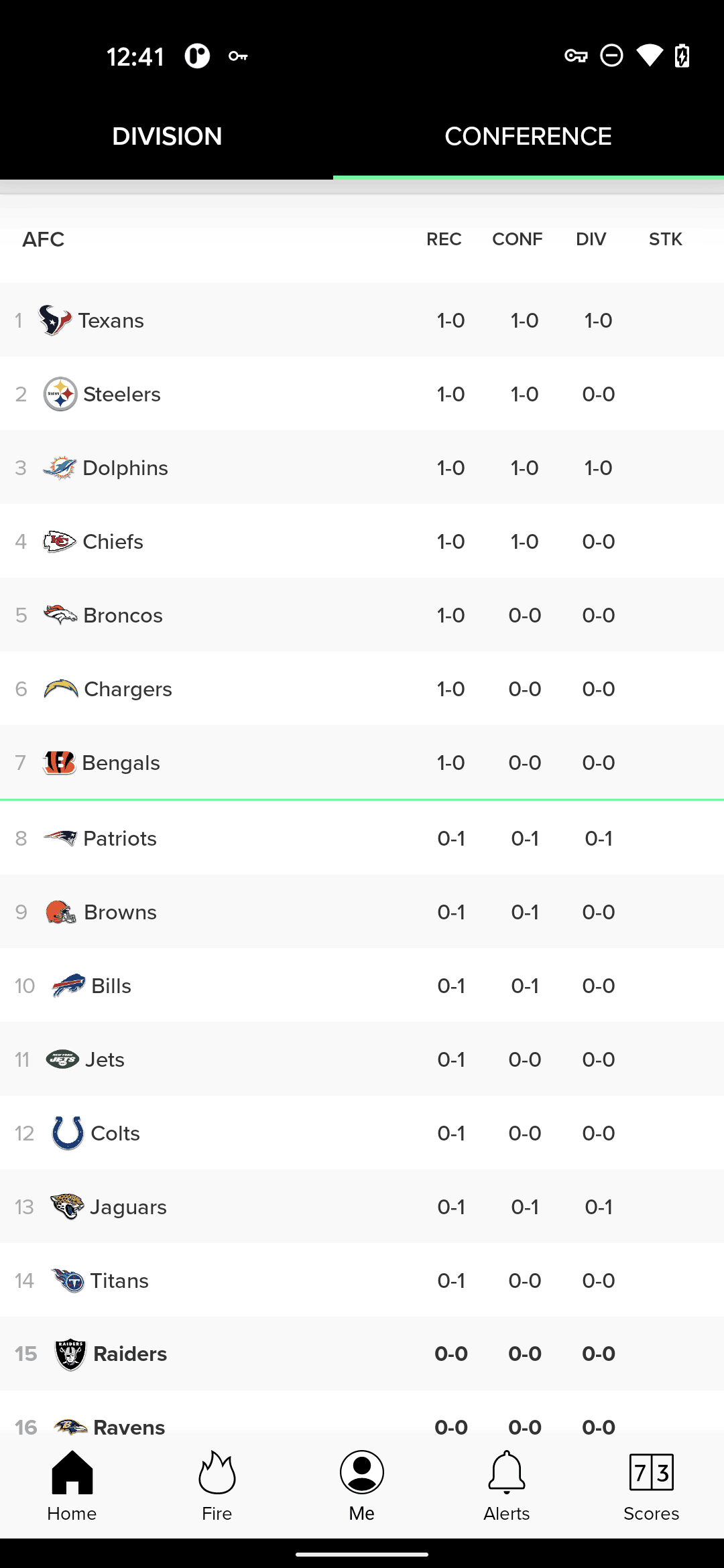 Bleacher Report Android Sports interface screenshot 22