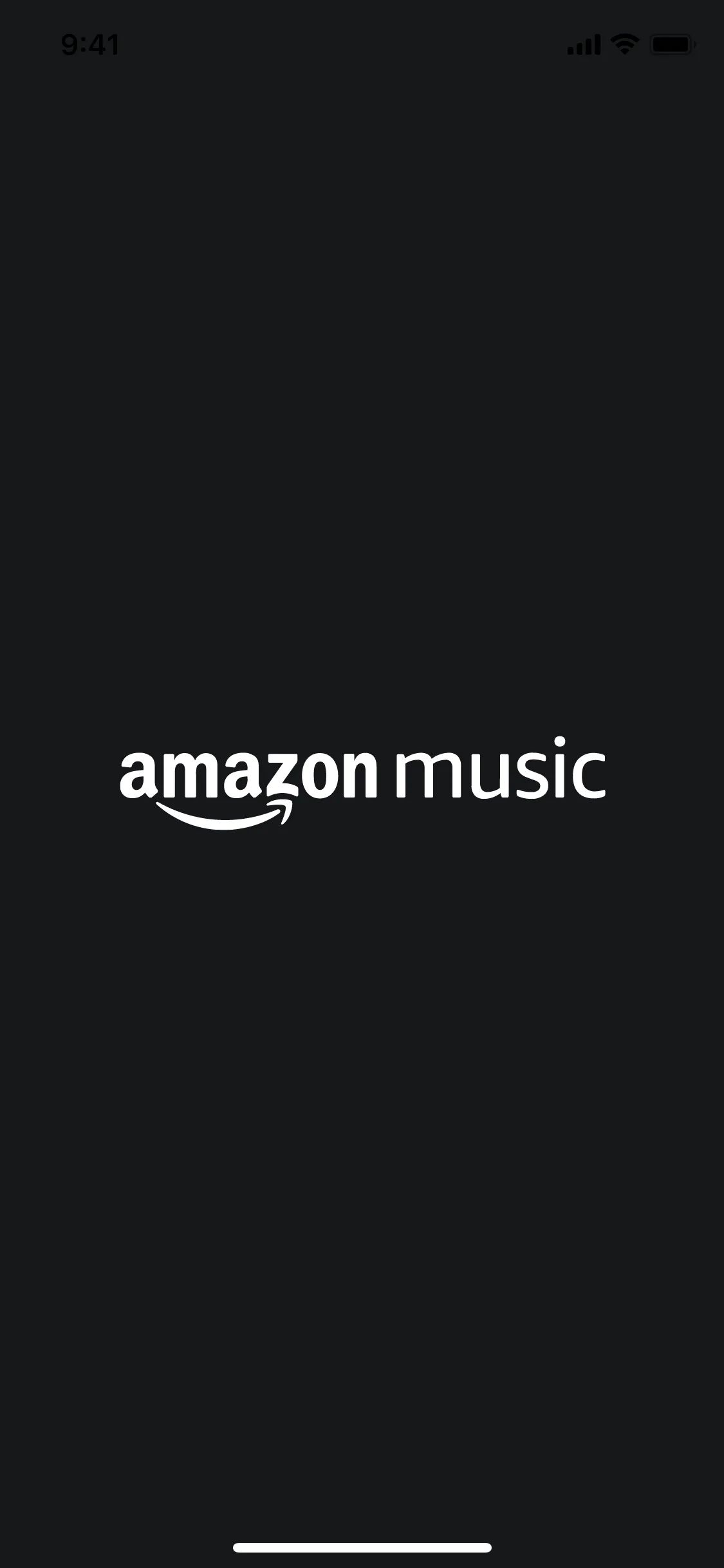 Onboarding on Amazon Music (ios) screen 1
