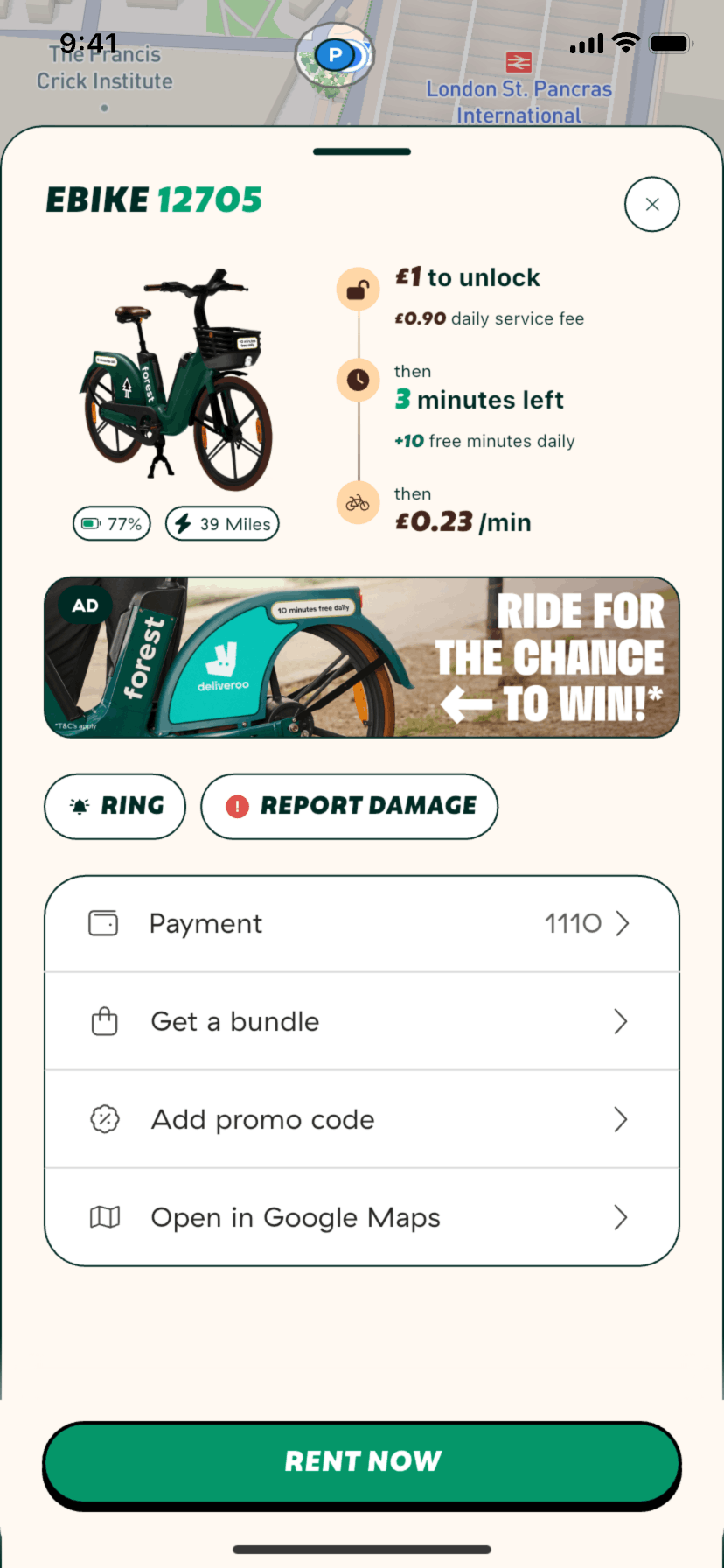 Forest iOS Travel & Transportation interface screenshot 19