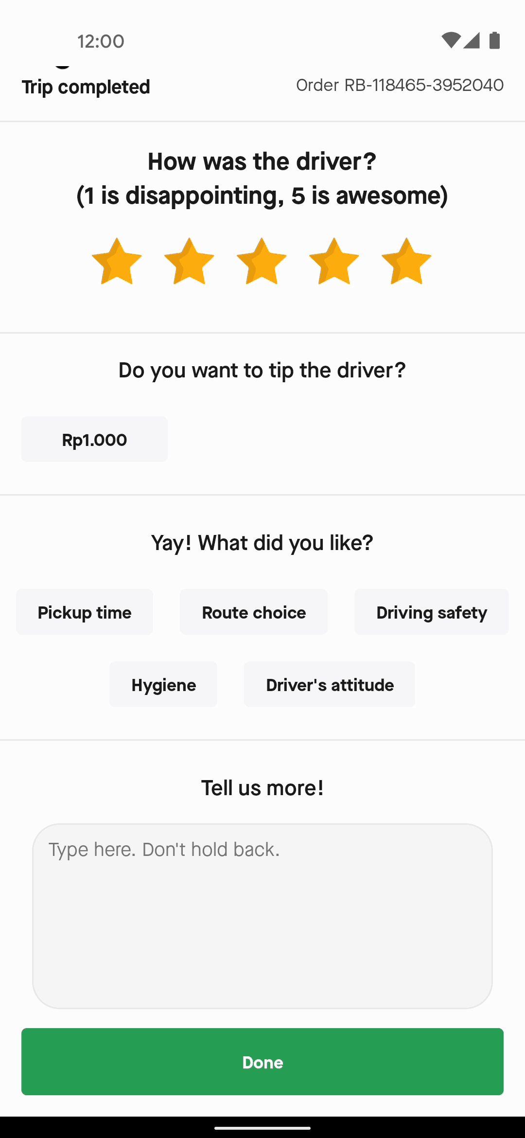Gojek Android Travel & Transportation interface screenshot 13