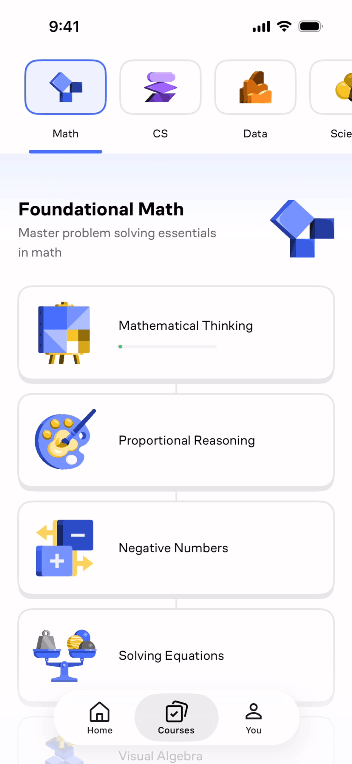 Brilliant iOS Education interface screenshot 22