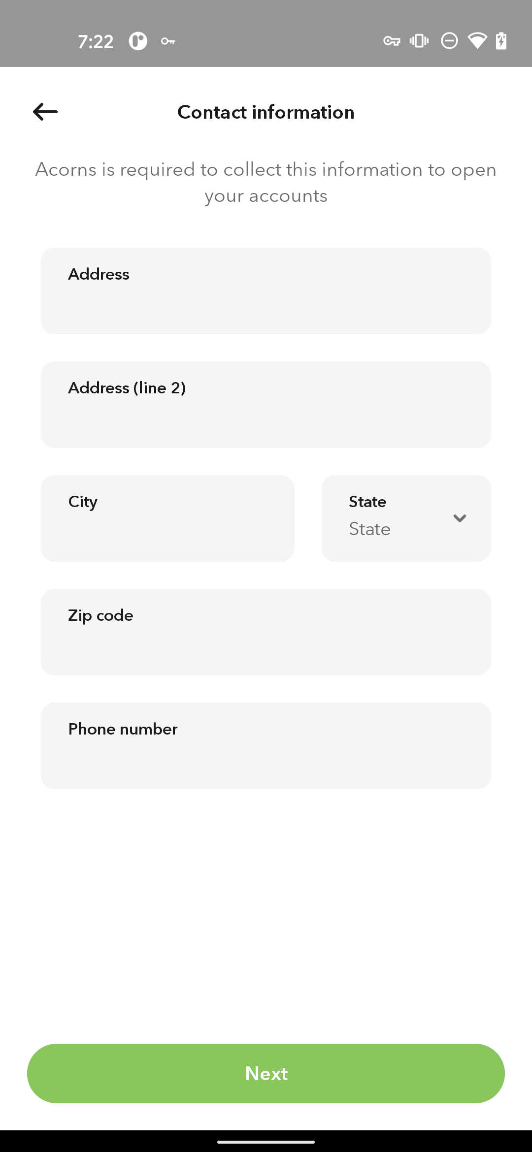 Acorns Android Finance interface screenshot 14