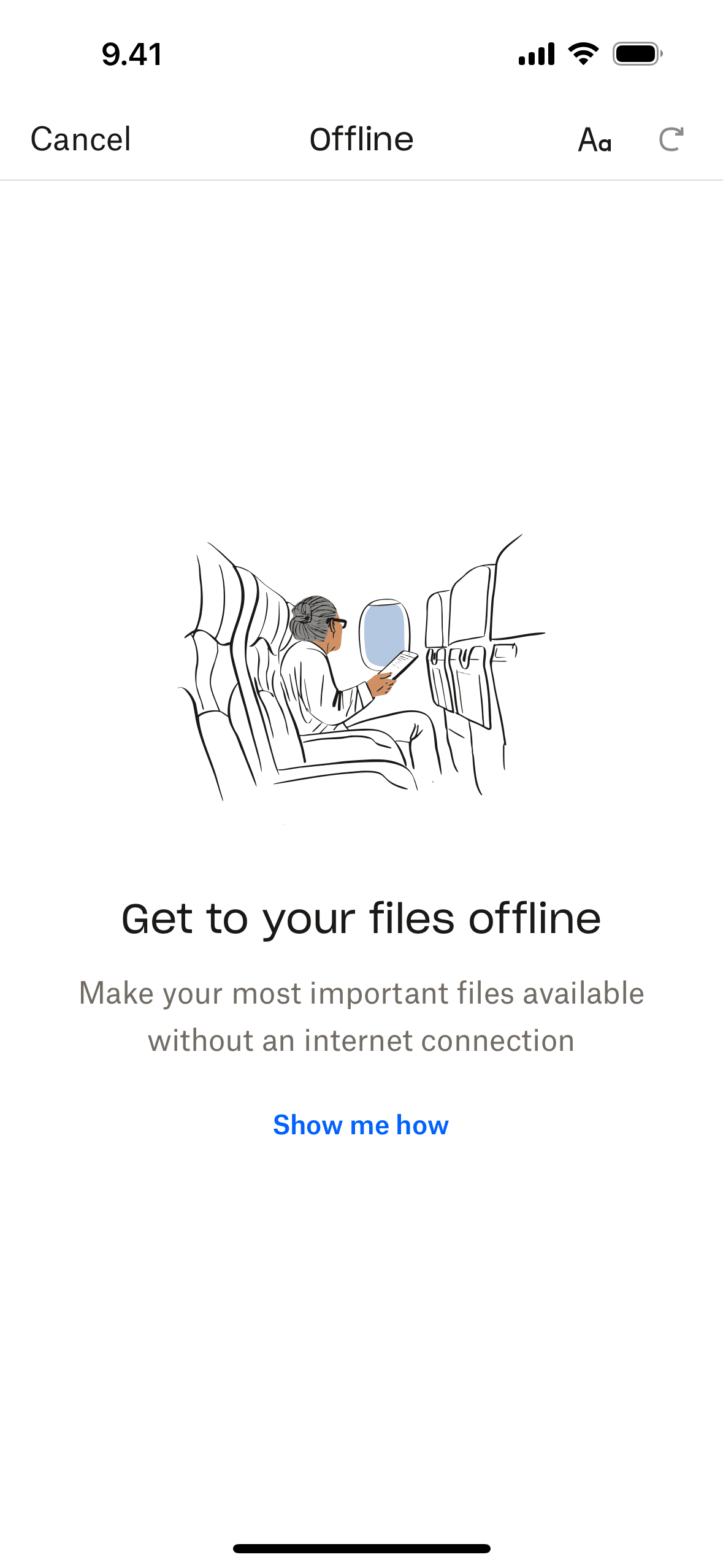 Dropbox iOS Productivity interface screenshot 21