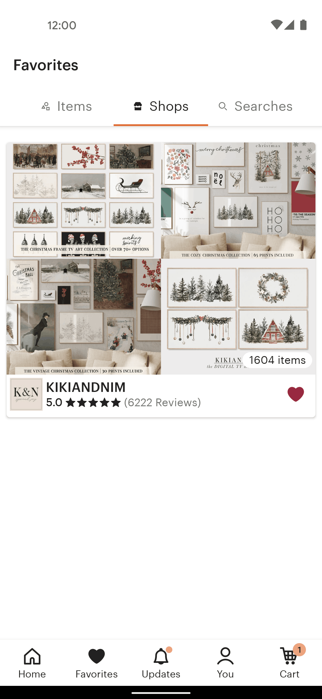 Etsy Android Shopping interface screenshot 12