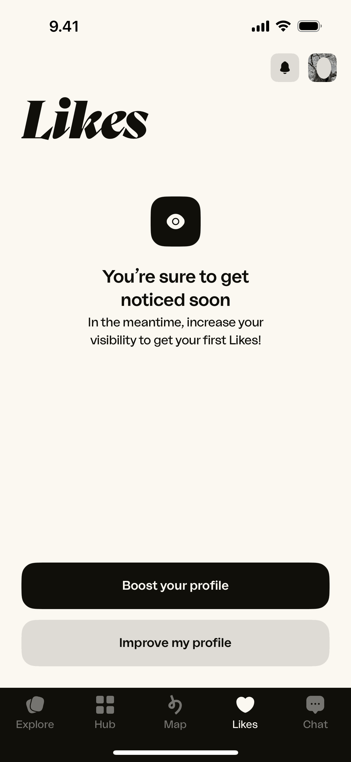 happn iOS Lifestyle interface screenshot 7
