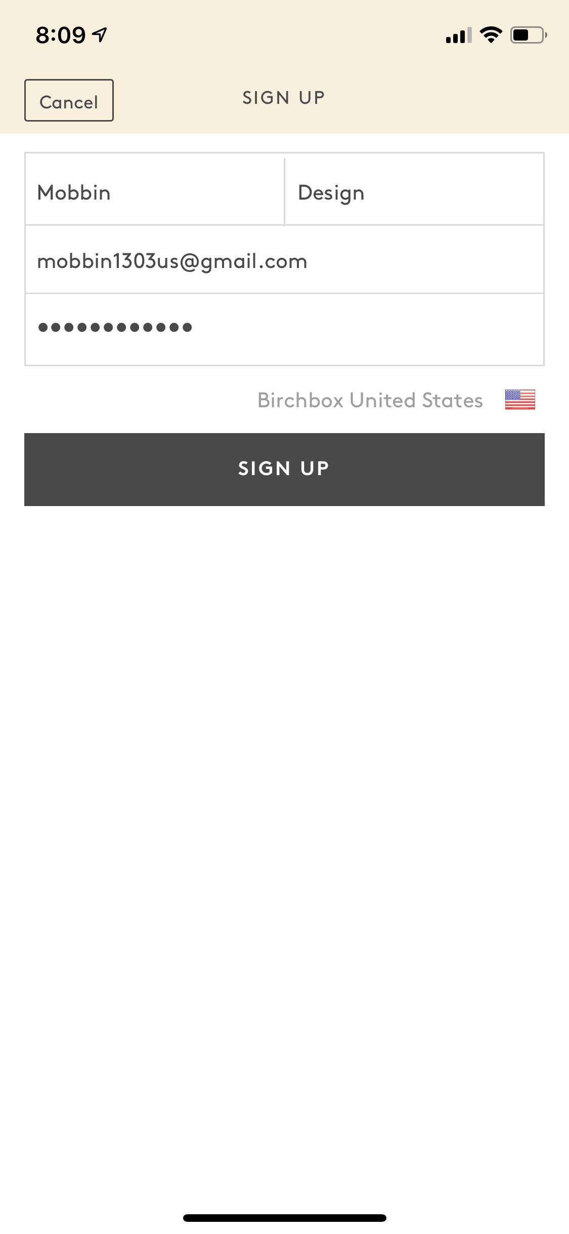 Birchbox iOS Shopping interface screenshot 11