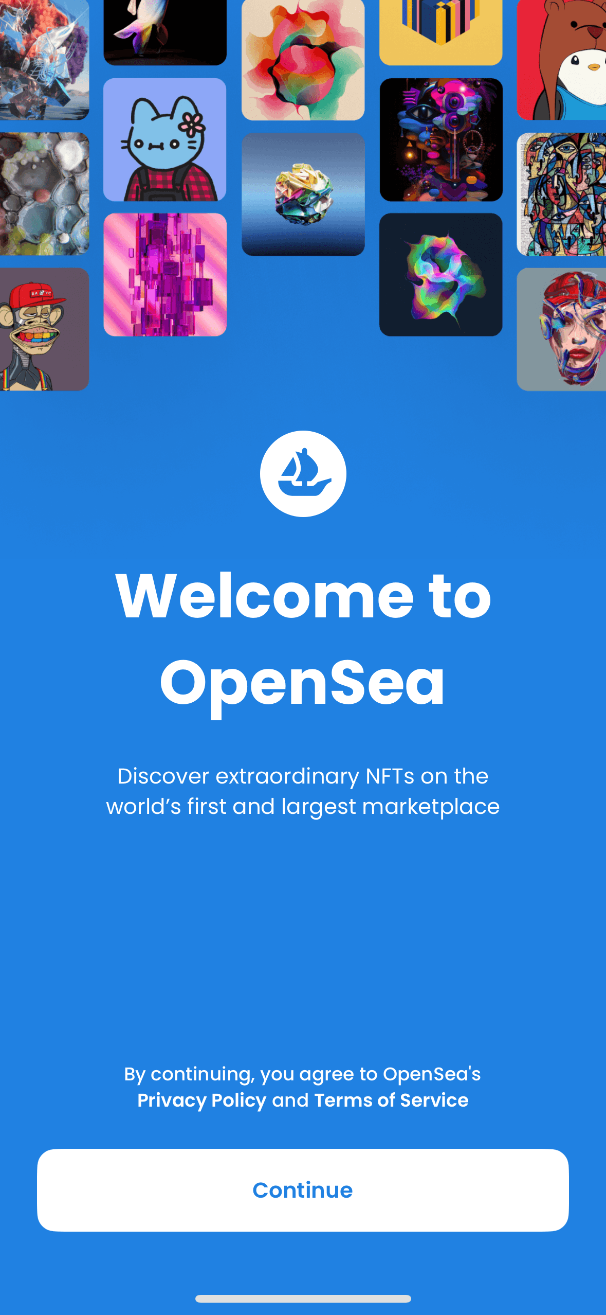 OpenSea iOS Crypto & Web3 interface screenshot 3