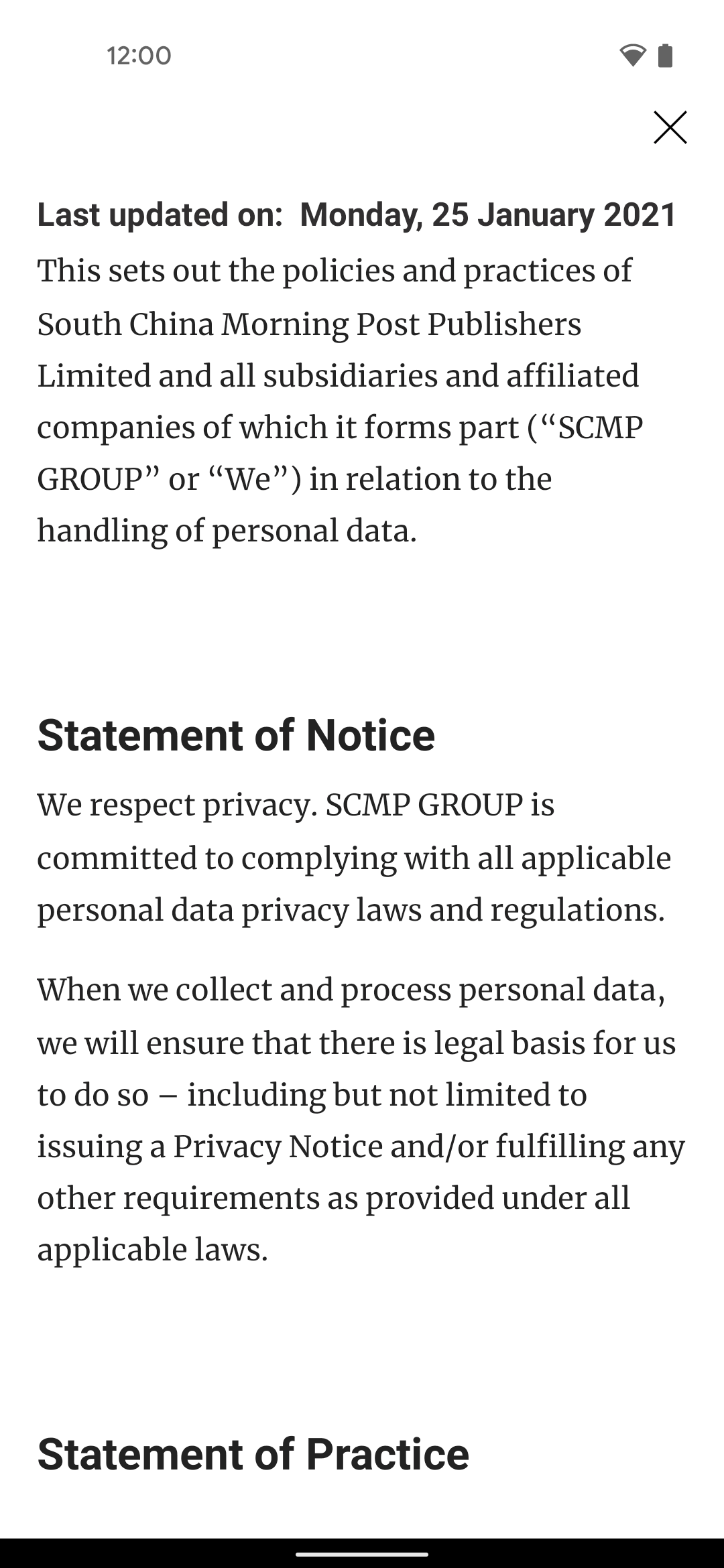 South China Morning Post Android News interface screenshot 24