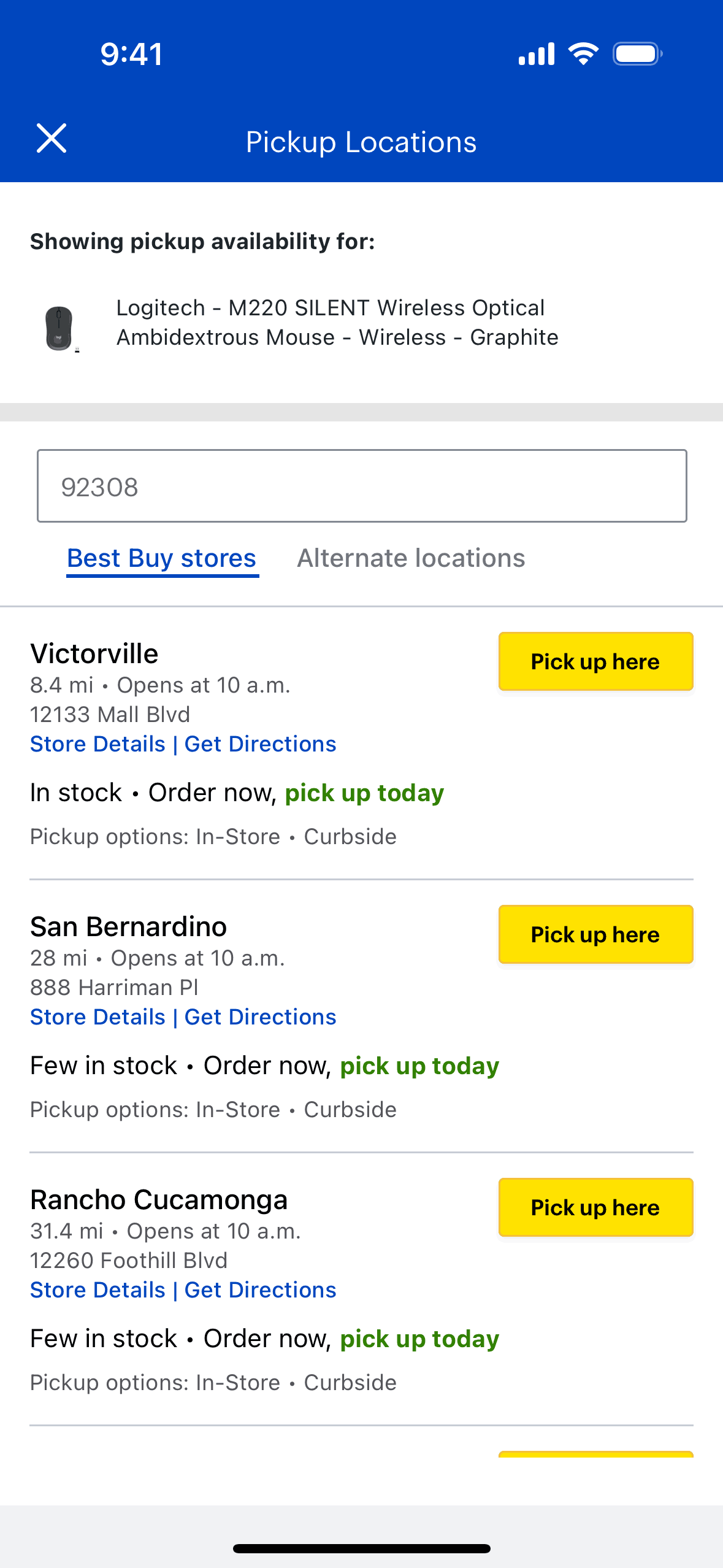 Best Buy iOS Shopping interface screenshot 19