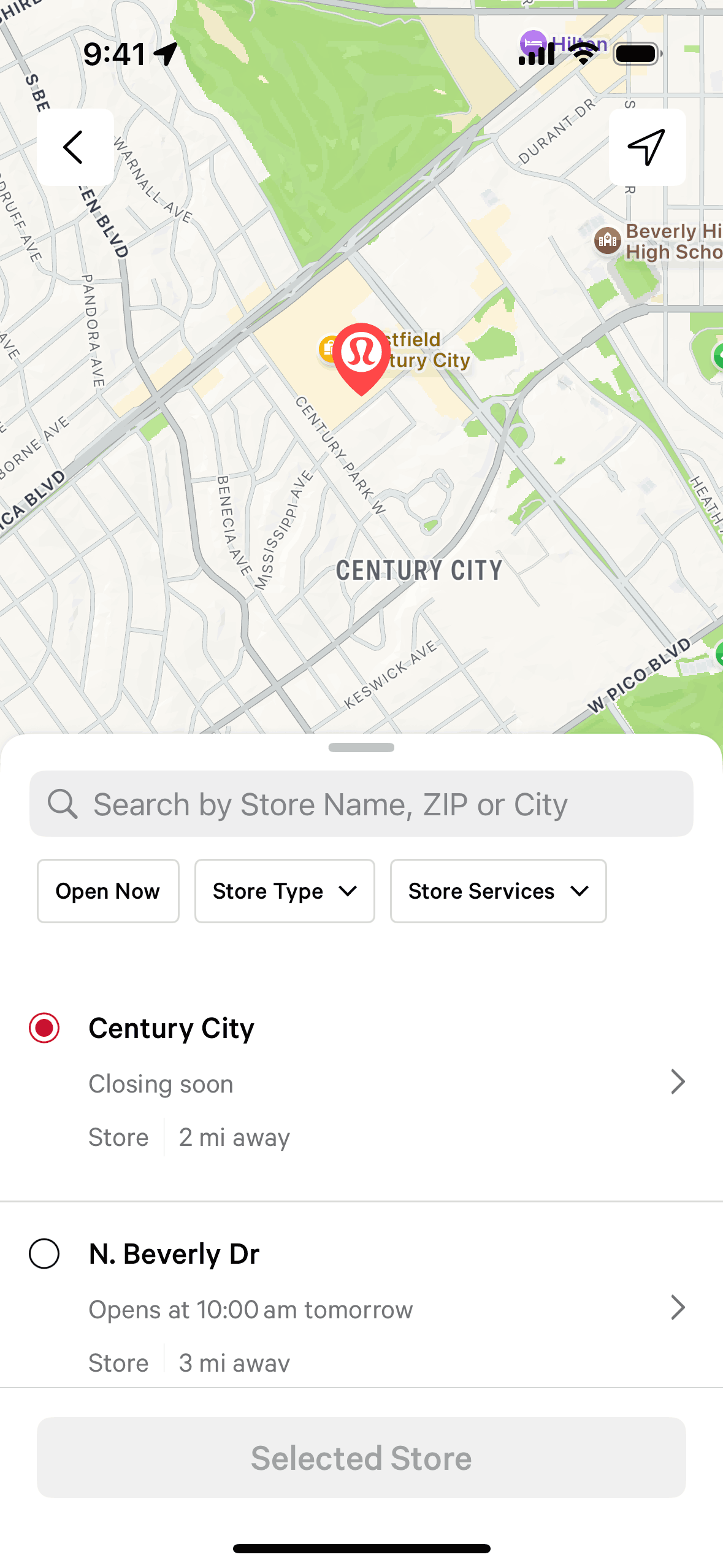 lululemon iOS Shopping interface screenshot 13
