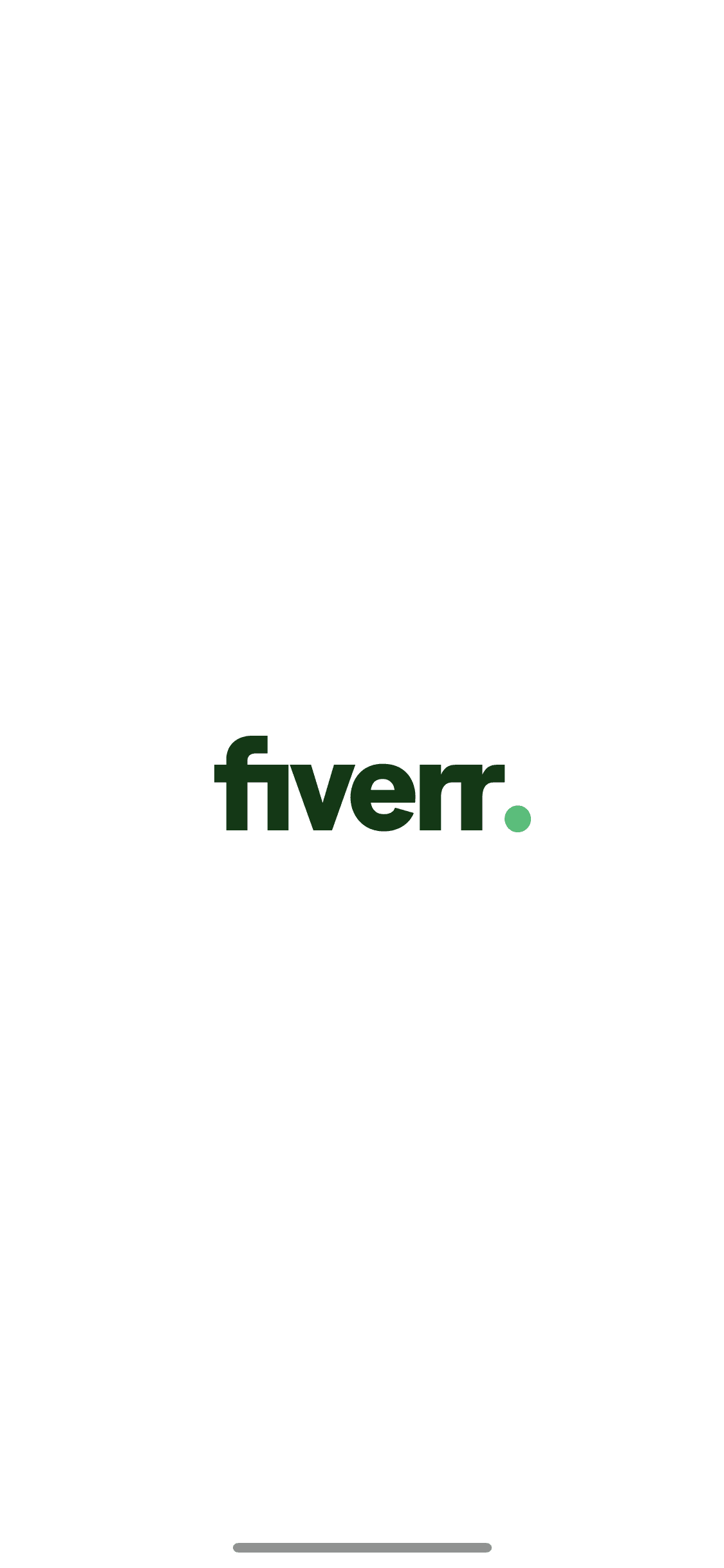 Fiverr iOS Business interface screenshot 1