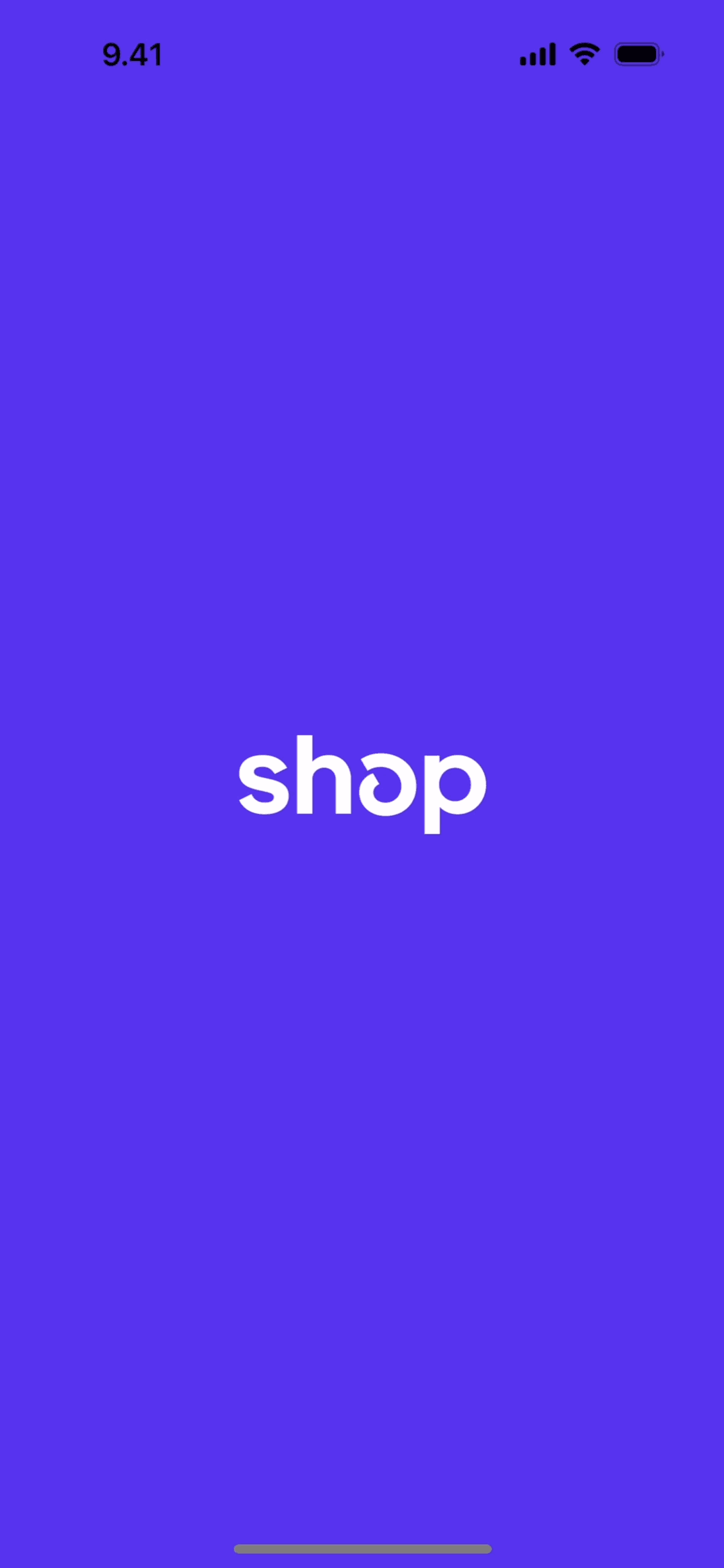 Shop iOS Shopping interface screenshot 1