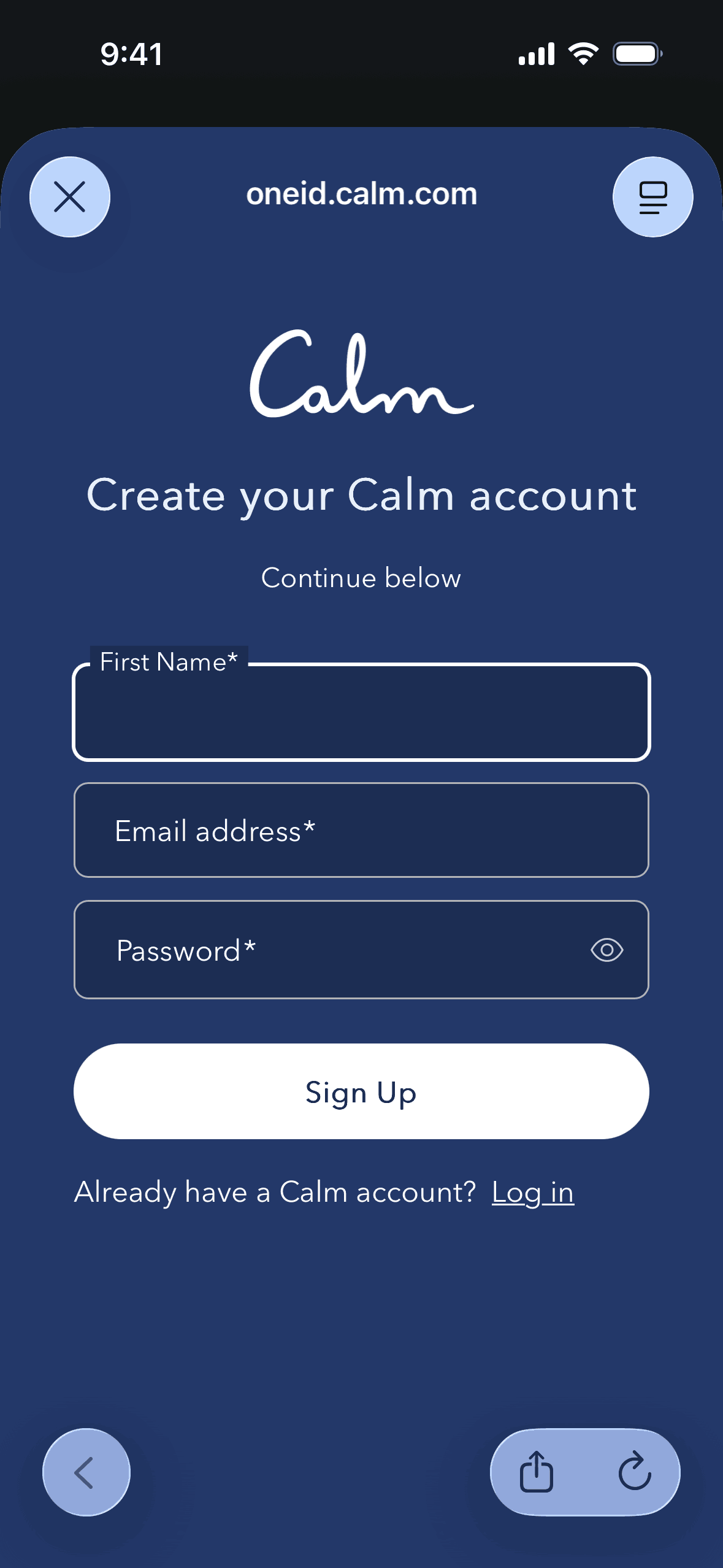 Calm Sleep iOS Health & Fitness interface screenshot 16