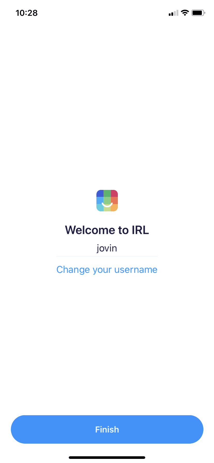 IRL iOS Social Networking interface screenshot 10
