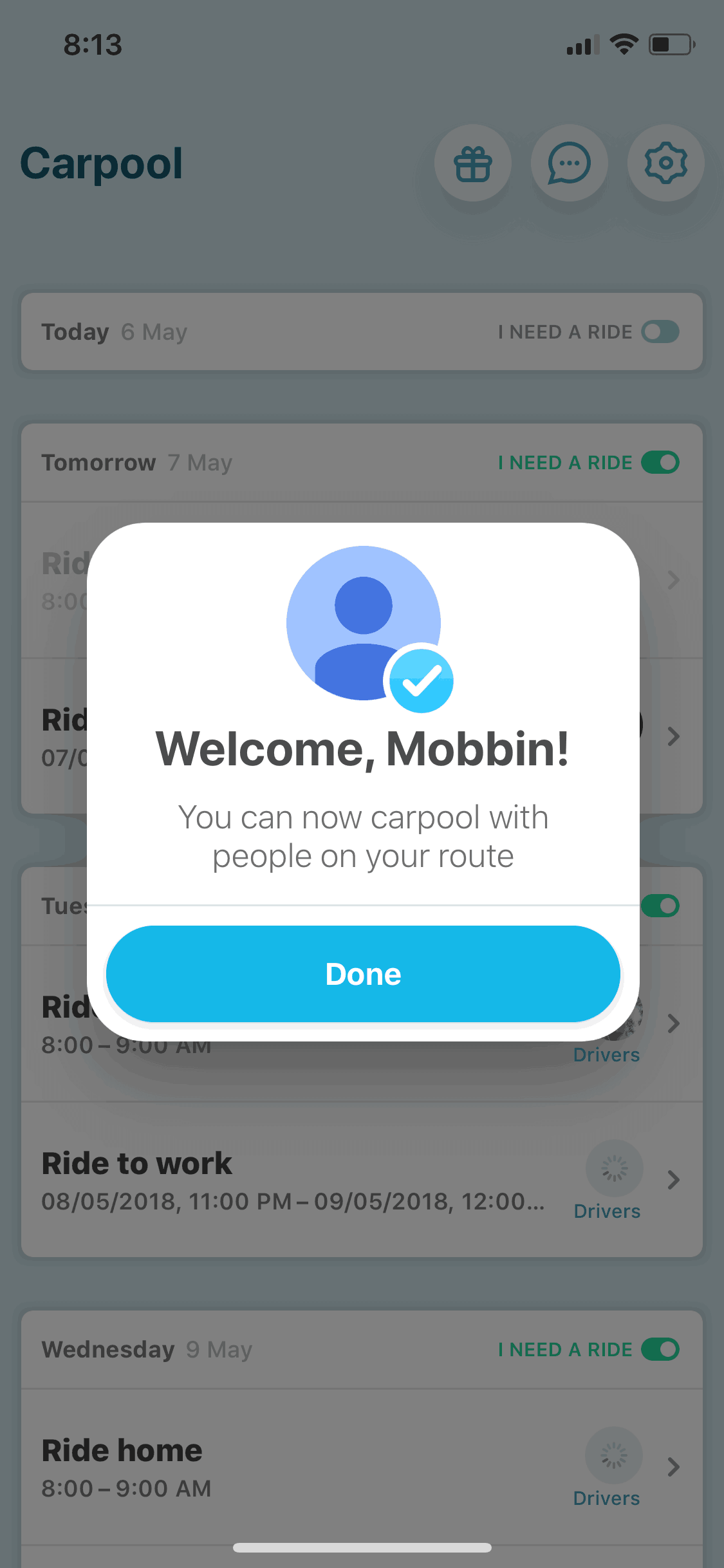 Waze Carpool iOS Maps & Navigation interface screenshot 16
