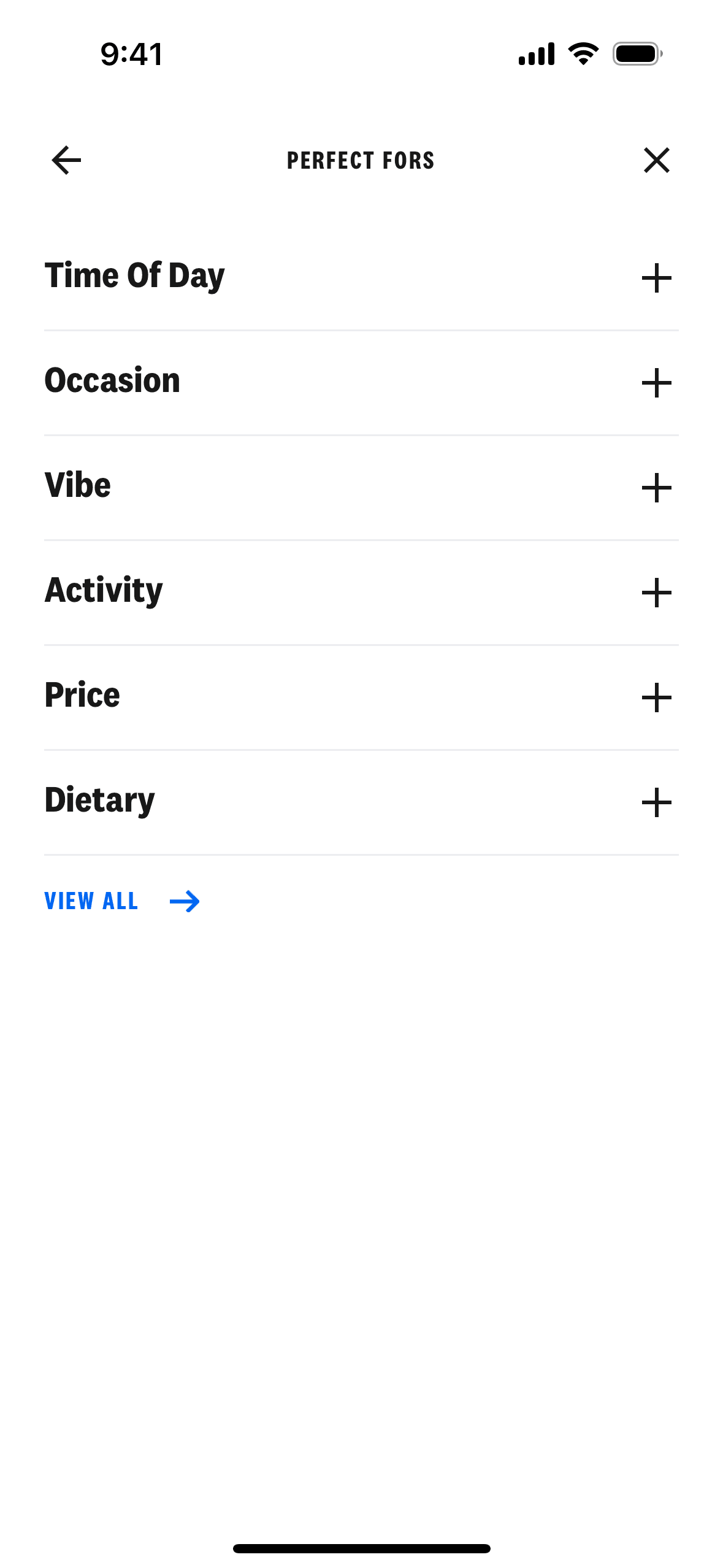 The Infatuation iOS Food & Drink interface screenshot 14