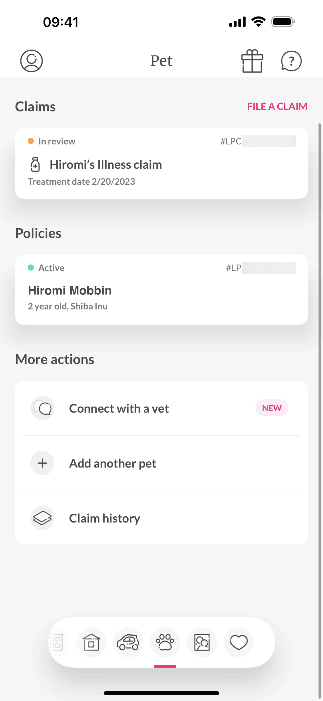 Lemonade Insurance iOS Finance interface screenshot 4