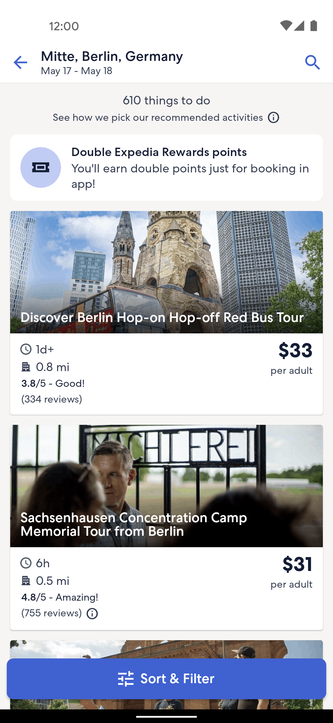 Expedia Android Travel & Transportation interface screenshot 14