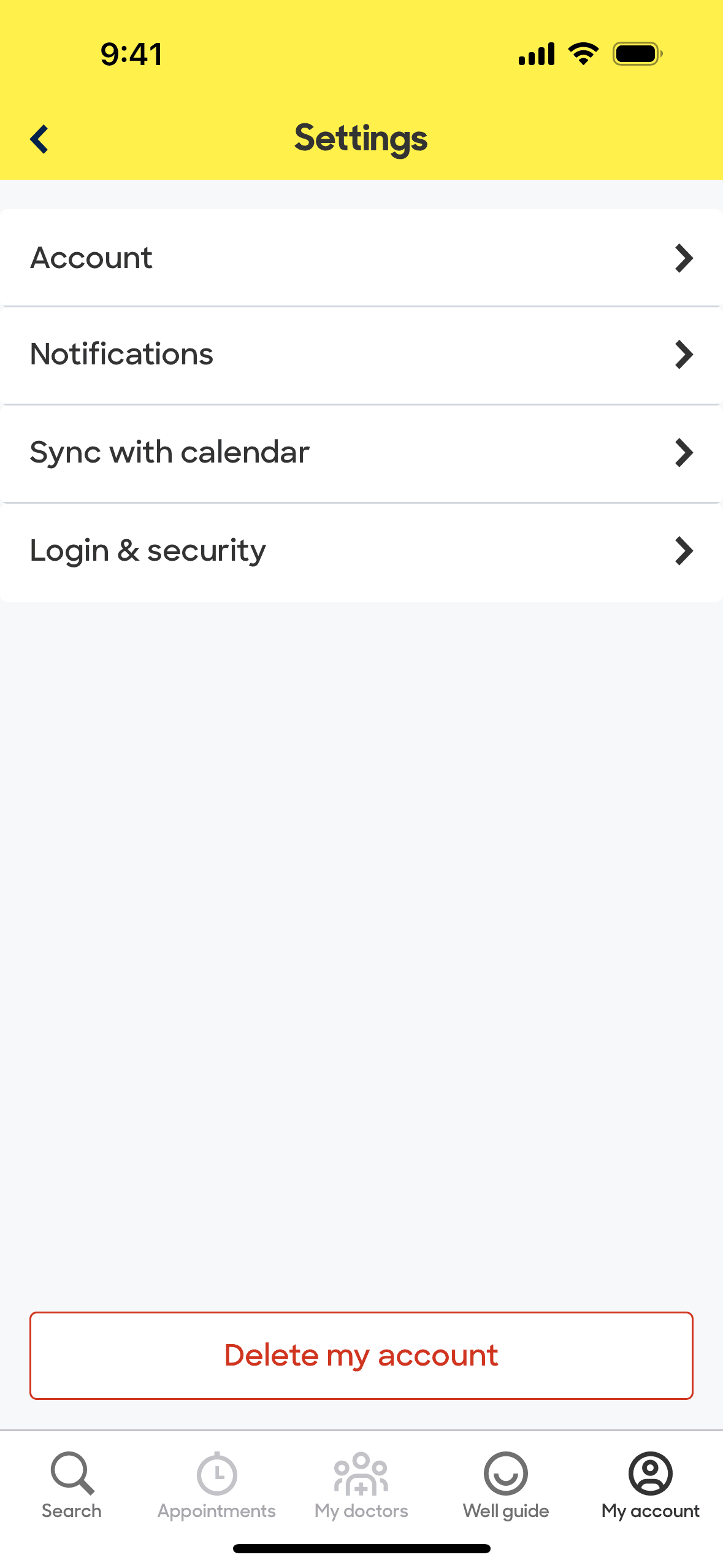 Zocdoc iOS Medical interface screenshot 12