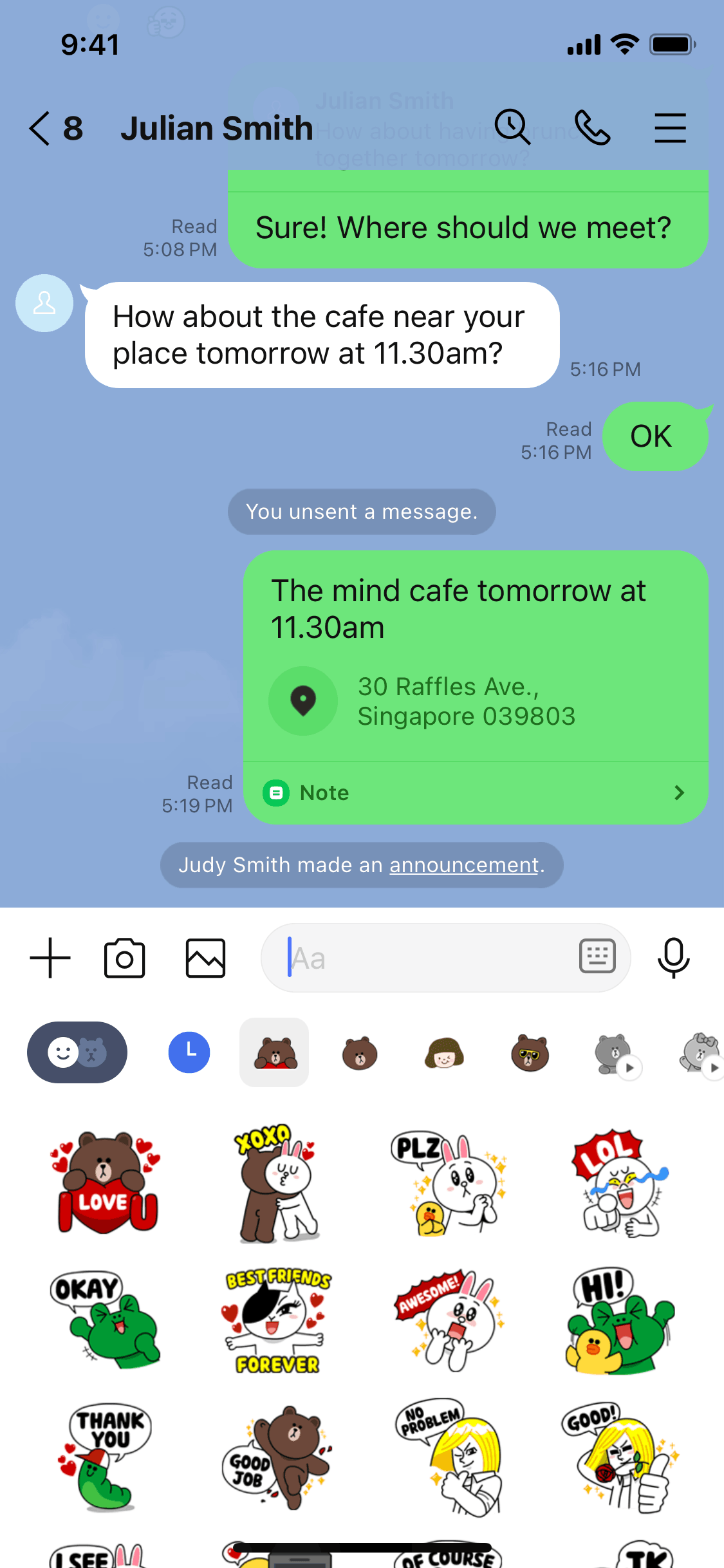 LINE iOS Social Networking interface screenshot 18
