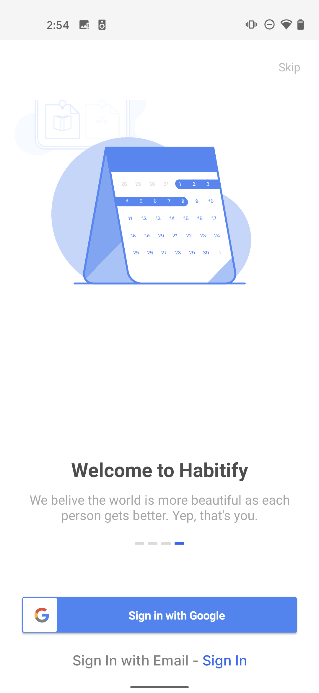 Habitify Android Productivity interface screenshot 4