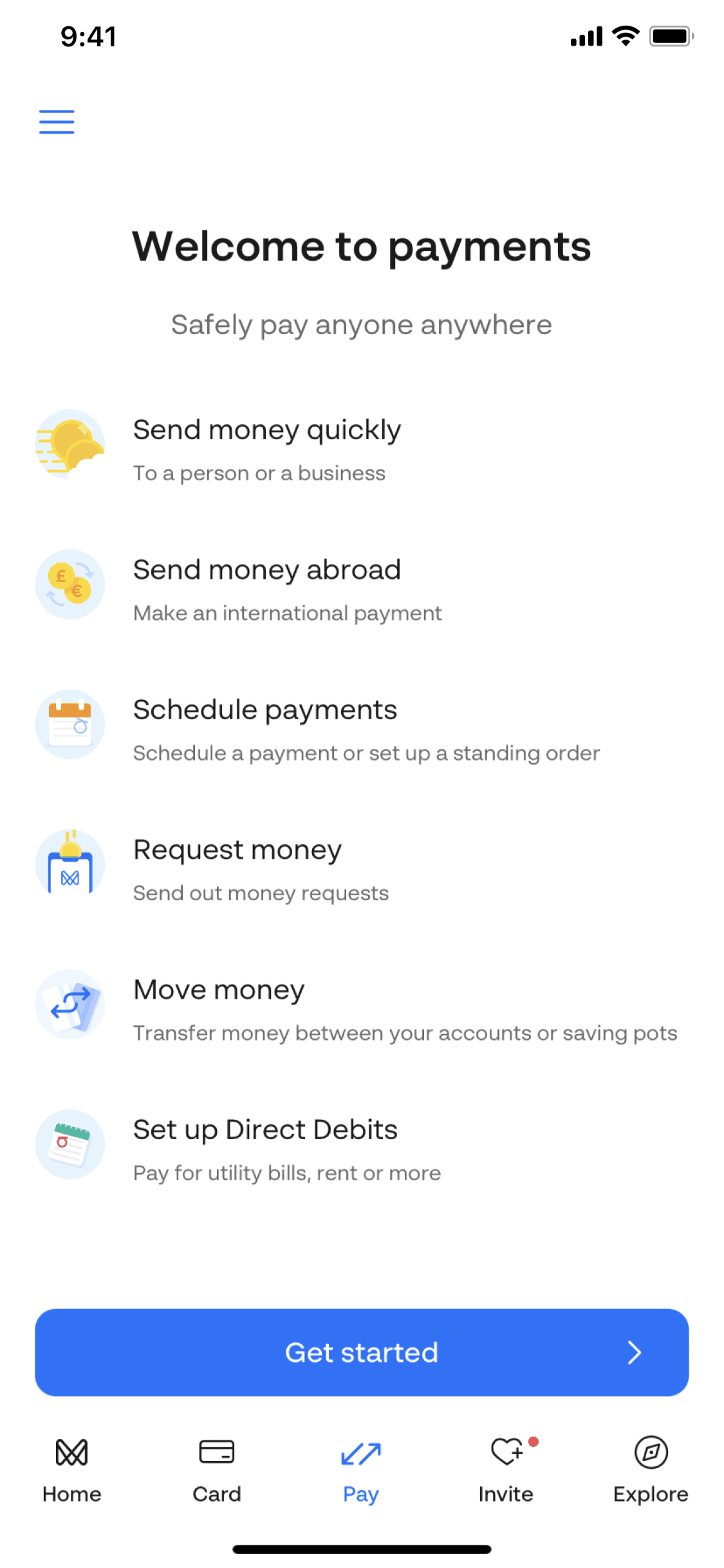 Monese iOS Finance interface screenshot 19
