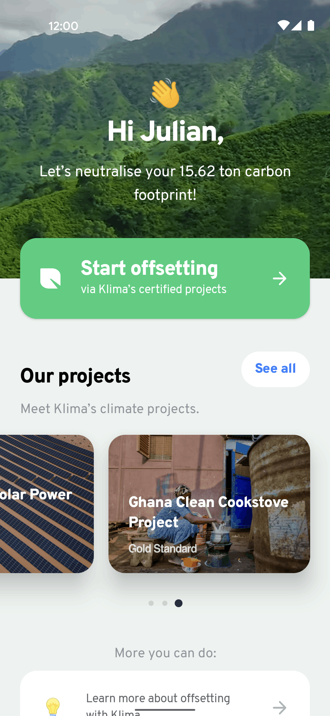 Klima Android Lifestyle interface screenshot 22