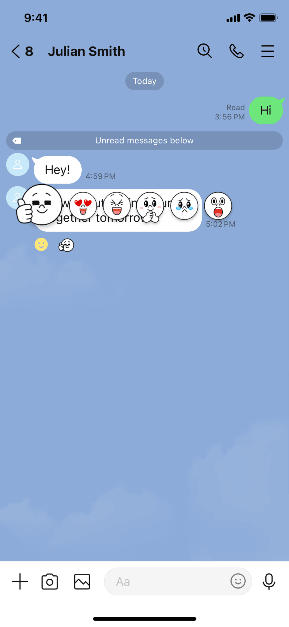 LINE iOS Social Networking interface screenshot 8