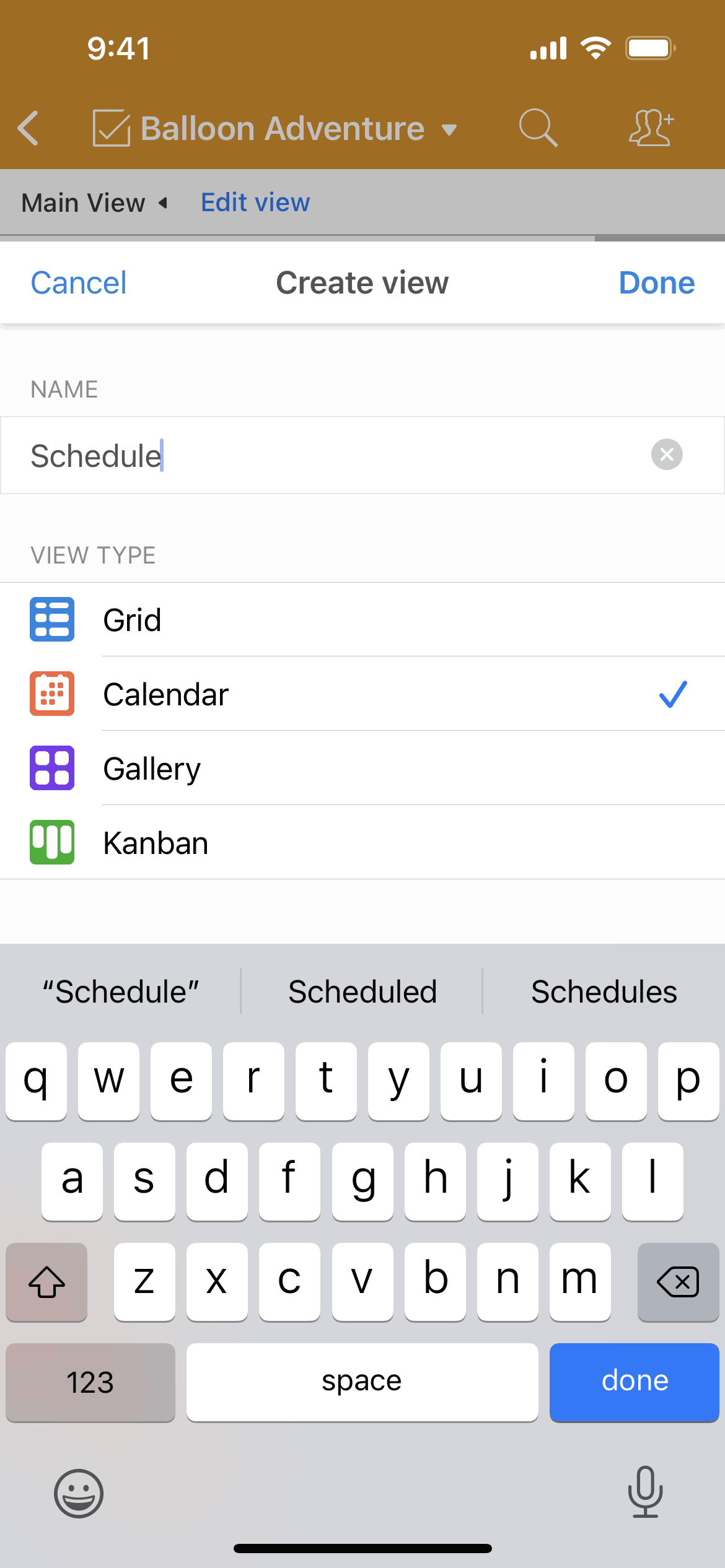 Airtable iOS Productivity interface screenshot 6
