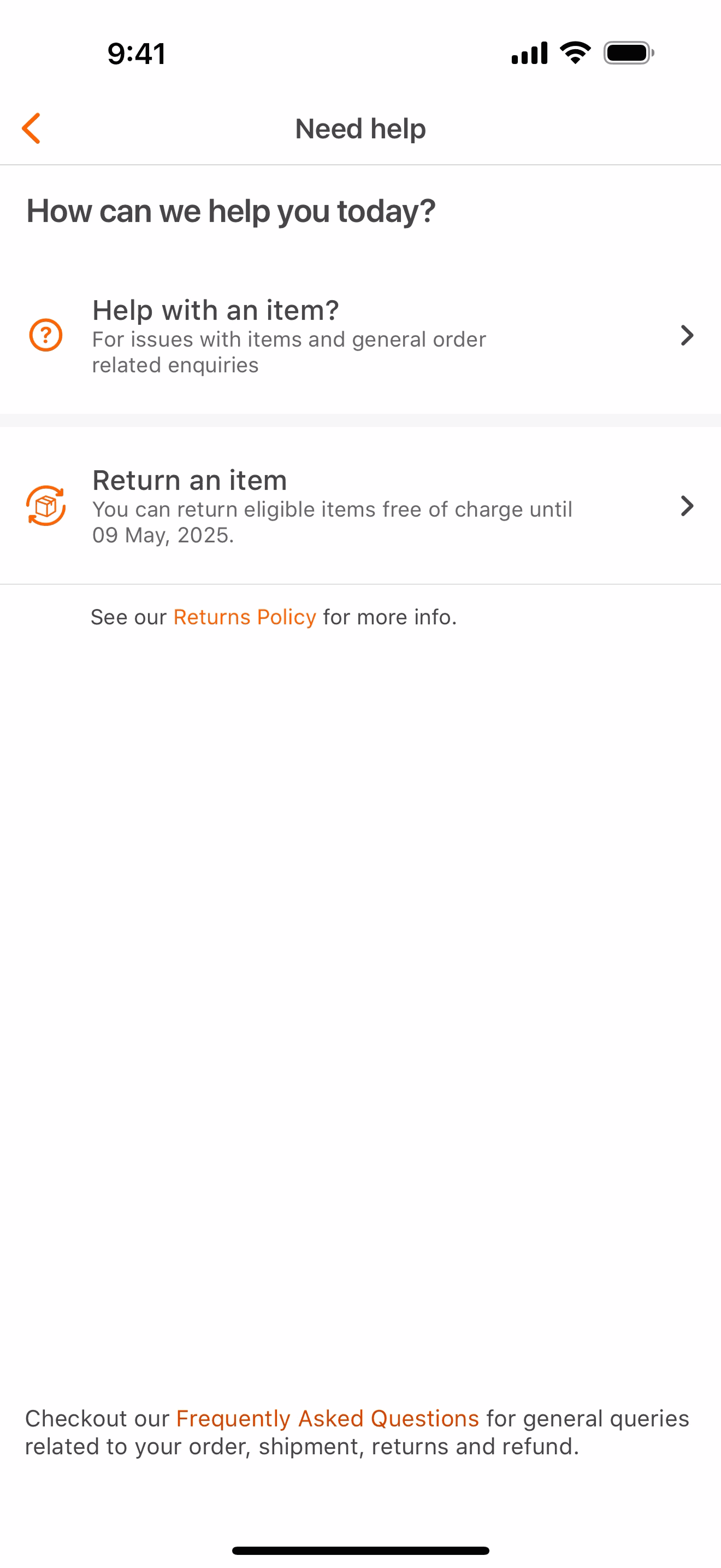 Everyday Rewards iOS Shopping interface screenshot 24