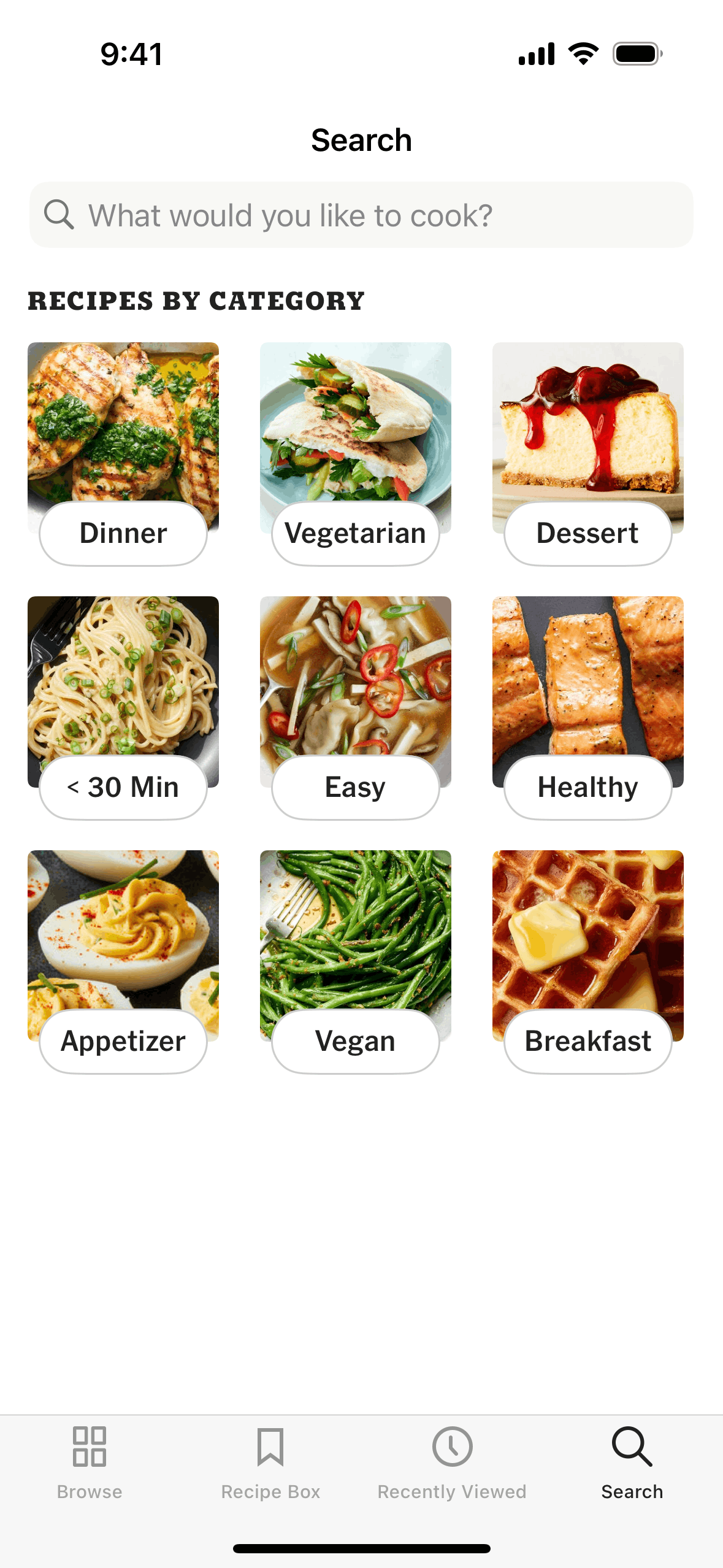 NYT Cooking iOS Food & Drink interface screenshot 2