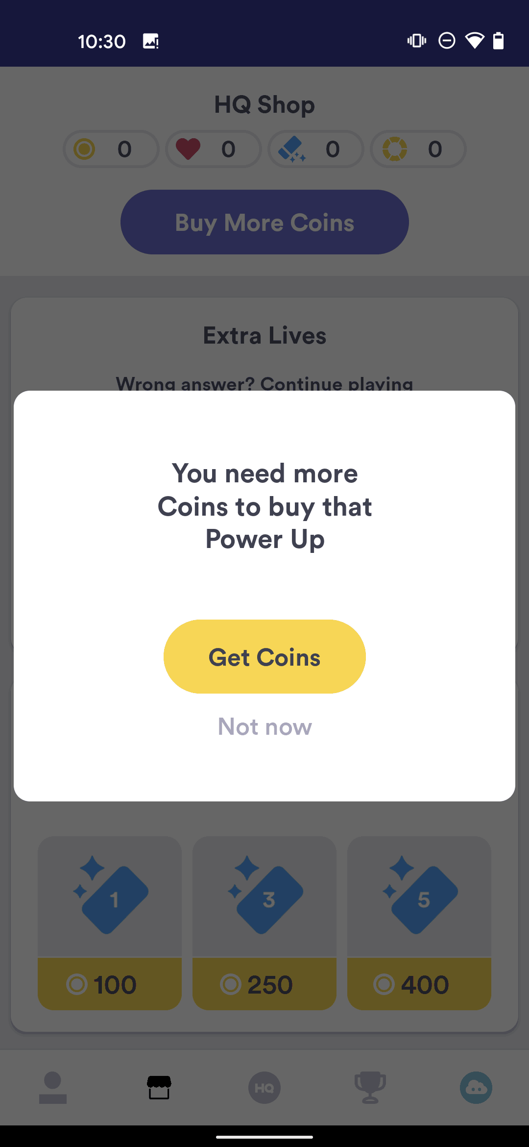 HQ Trivia Android Entertainment interface screenshot 9