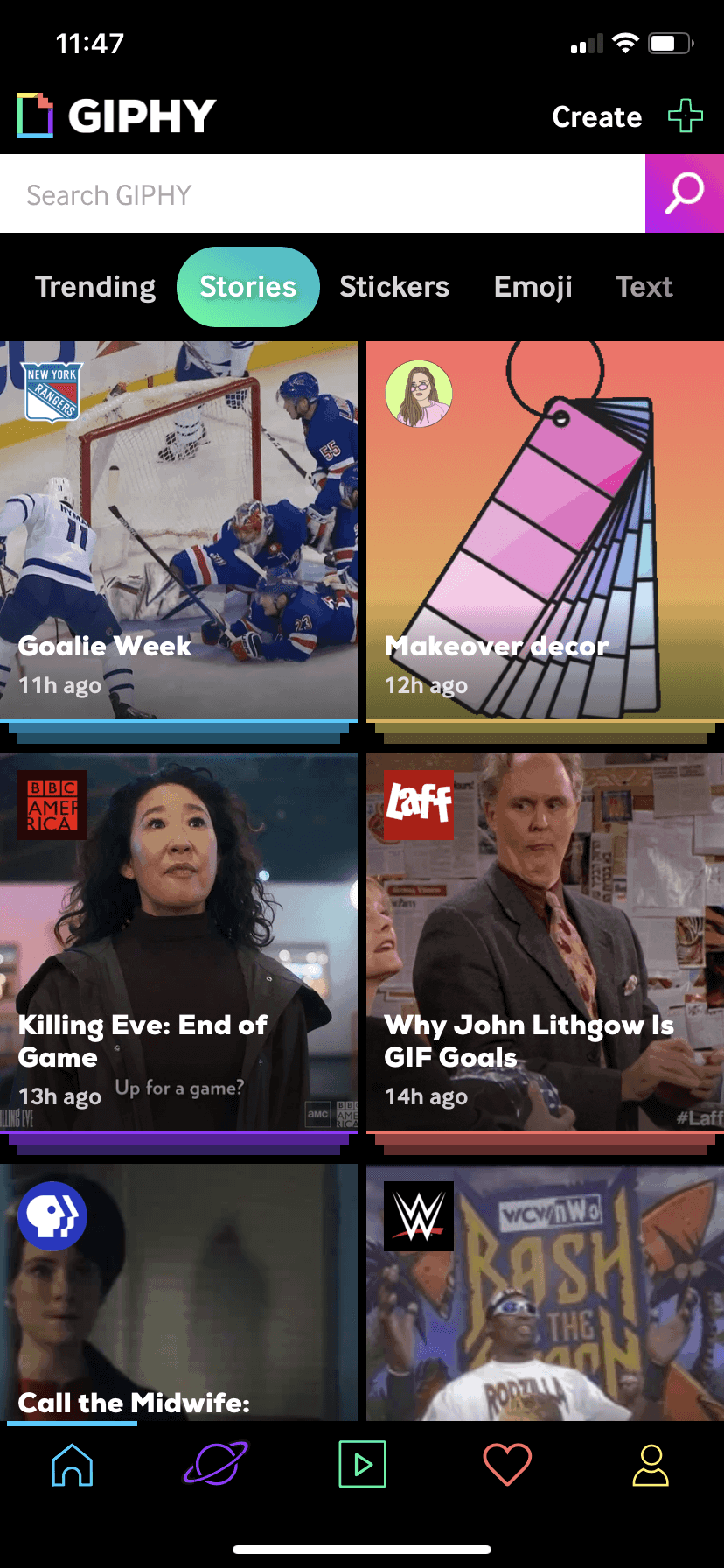 GIPHY iOS Photo & Video interface screenshot 3