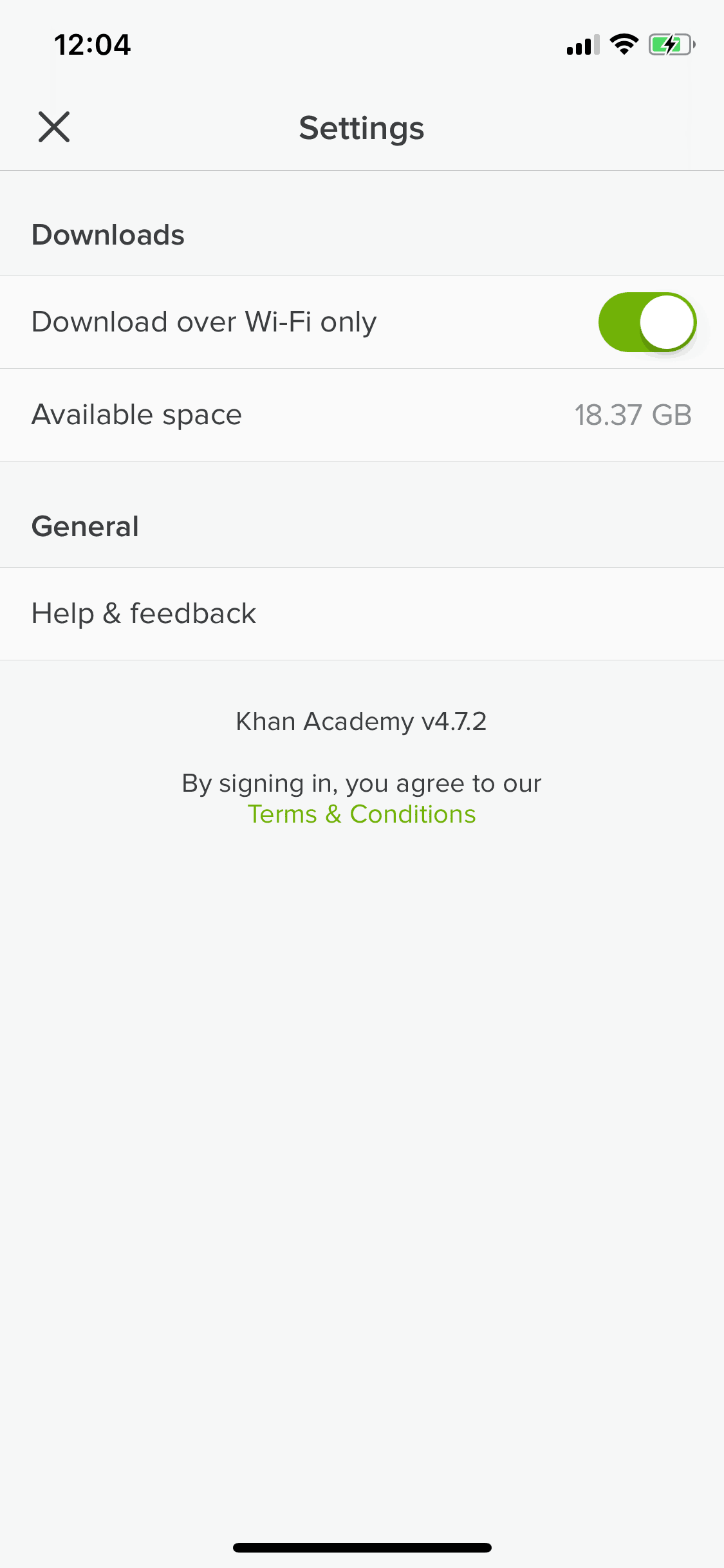 Khan Academy iOS Education interface screenshot 23