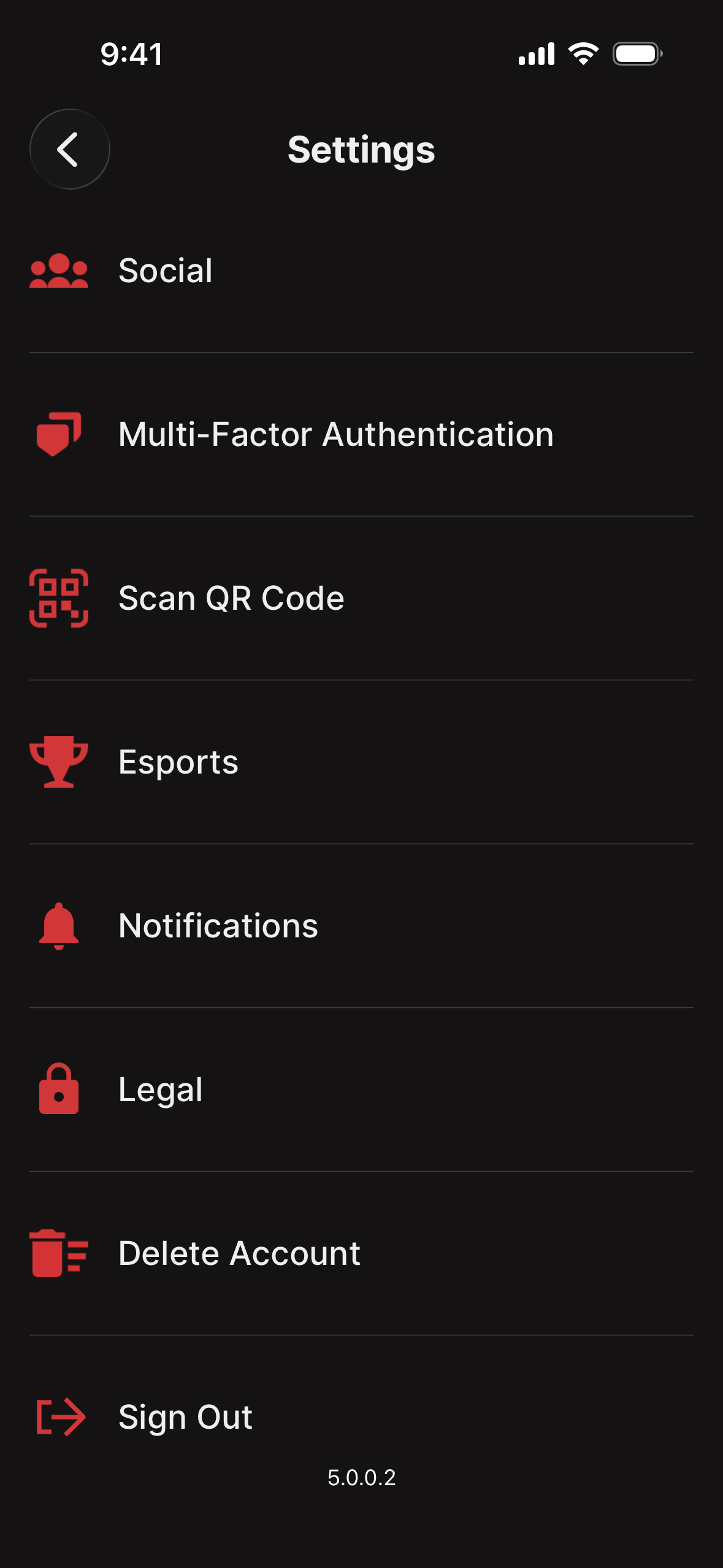 Riot Mobile iOS Entertainment interface screenshot 6