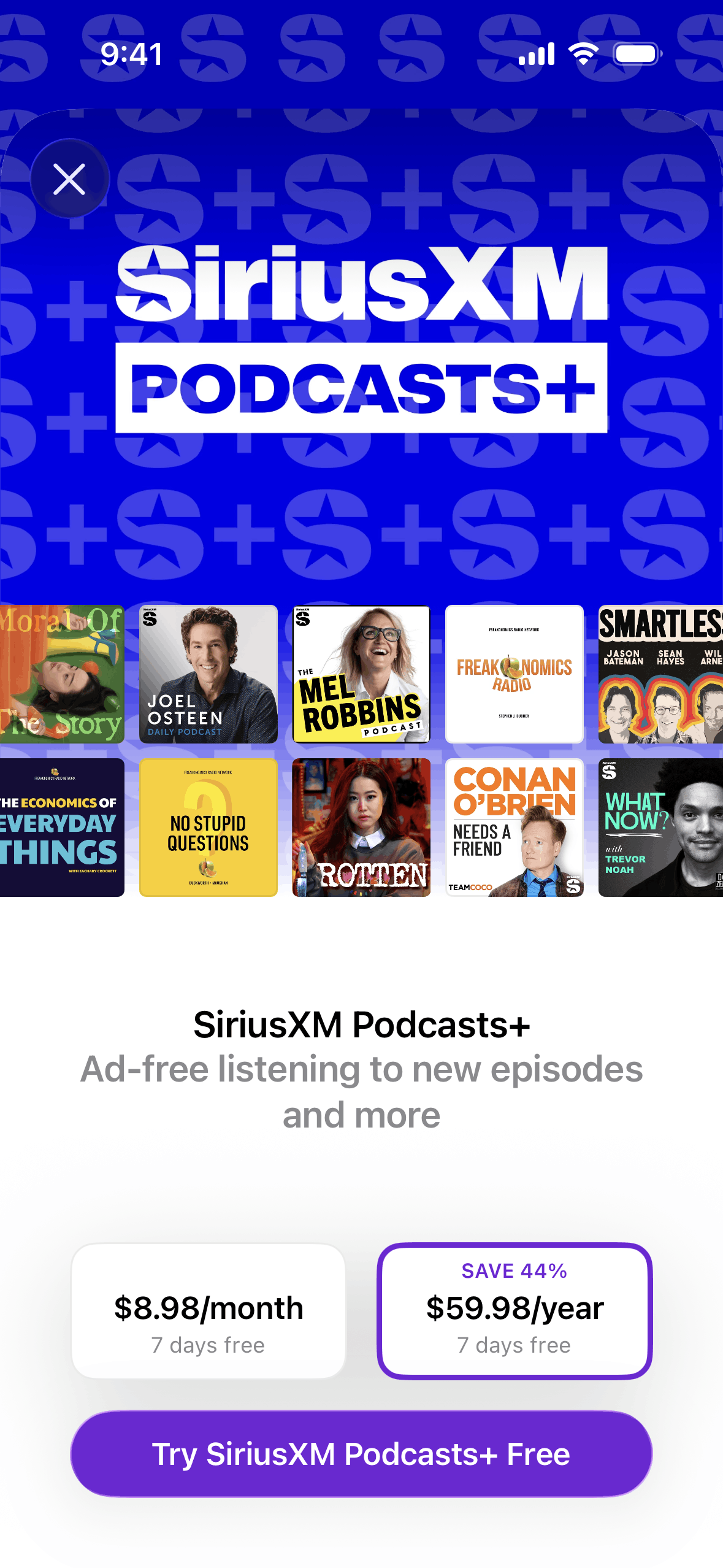 Apple Podcasts iOS Music & Audio interface screenshot 19