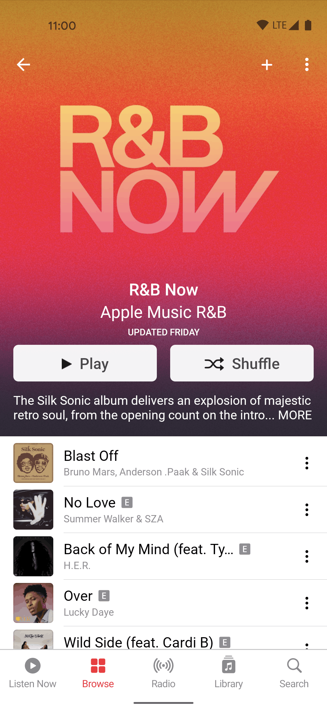 Apple Music Android Music & Audio interface screenshot 16