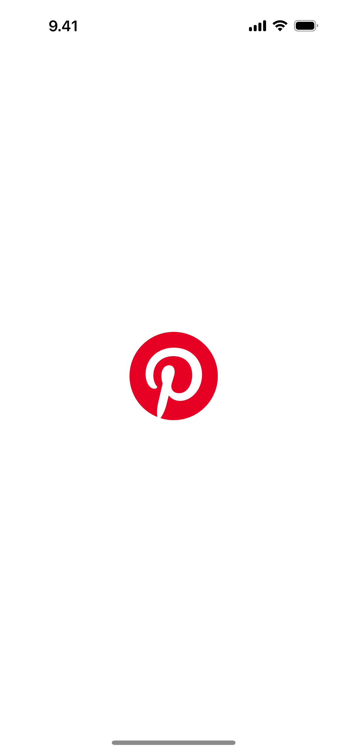 Pinterest iOS Photo & Video interface screenshot 1