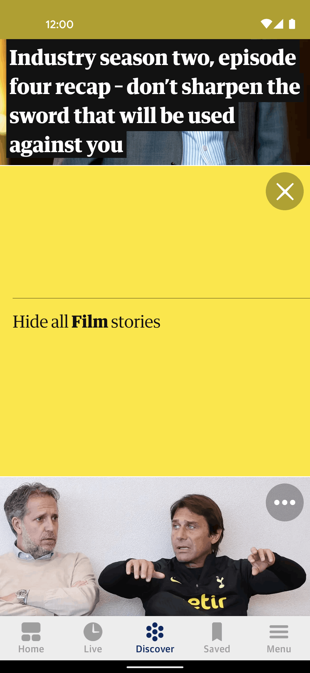 The Guardian Android News interface screenshot 9