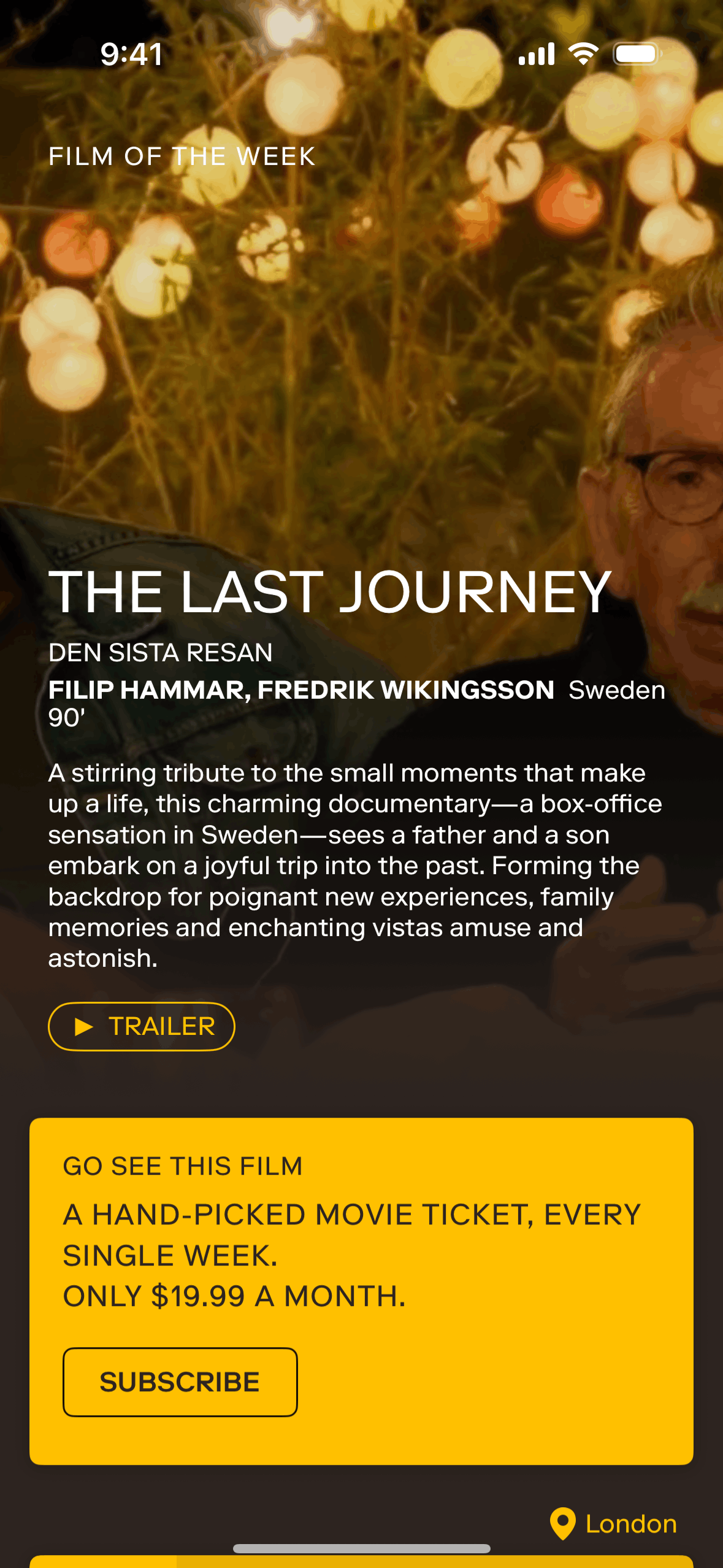 MUBI GO iOS Entertainment interface screenshot 4
