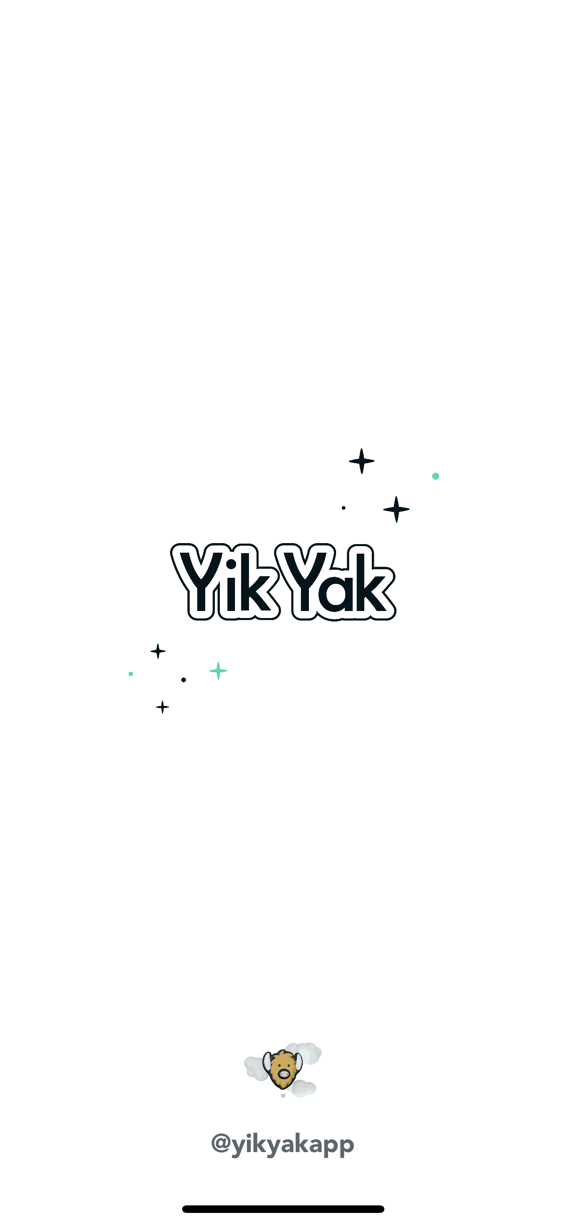 Yik Yak iOS Social Networking interface screenshot 1