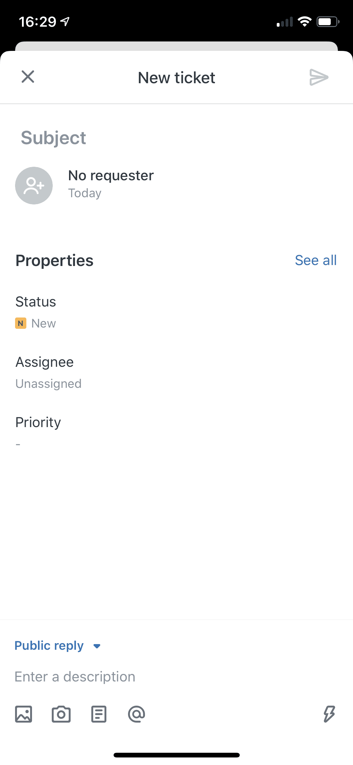 Zendesk Support iOS Business interface screenshot 13
