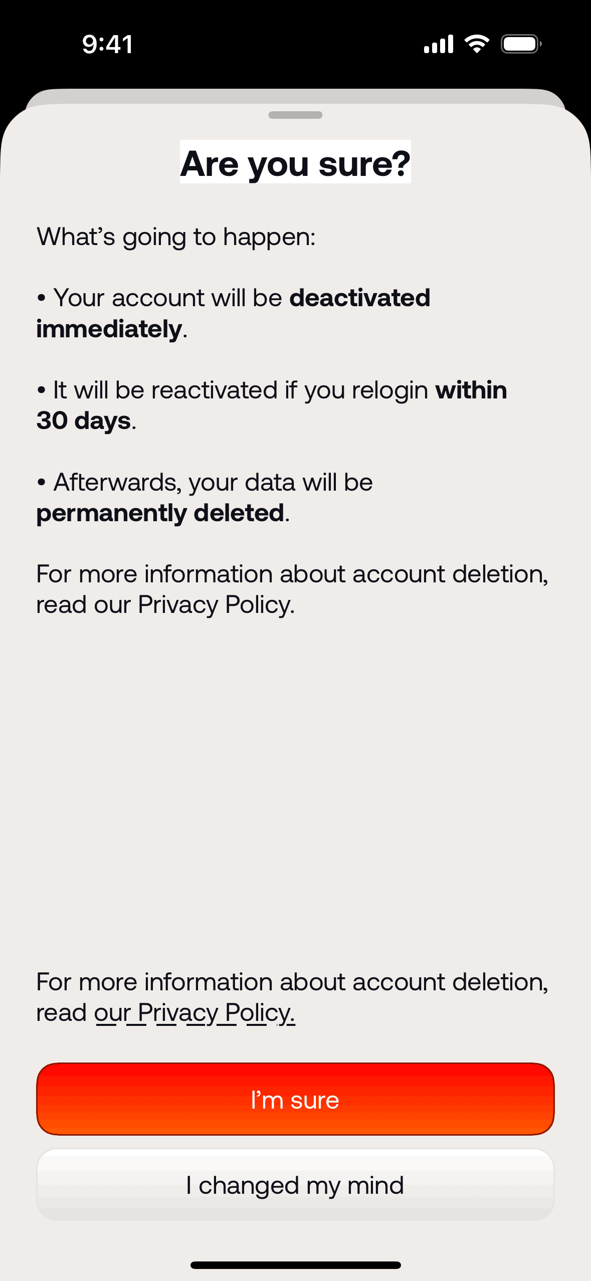 ID iOS Social Networking interface screenshot 16