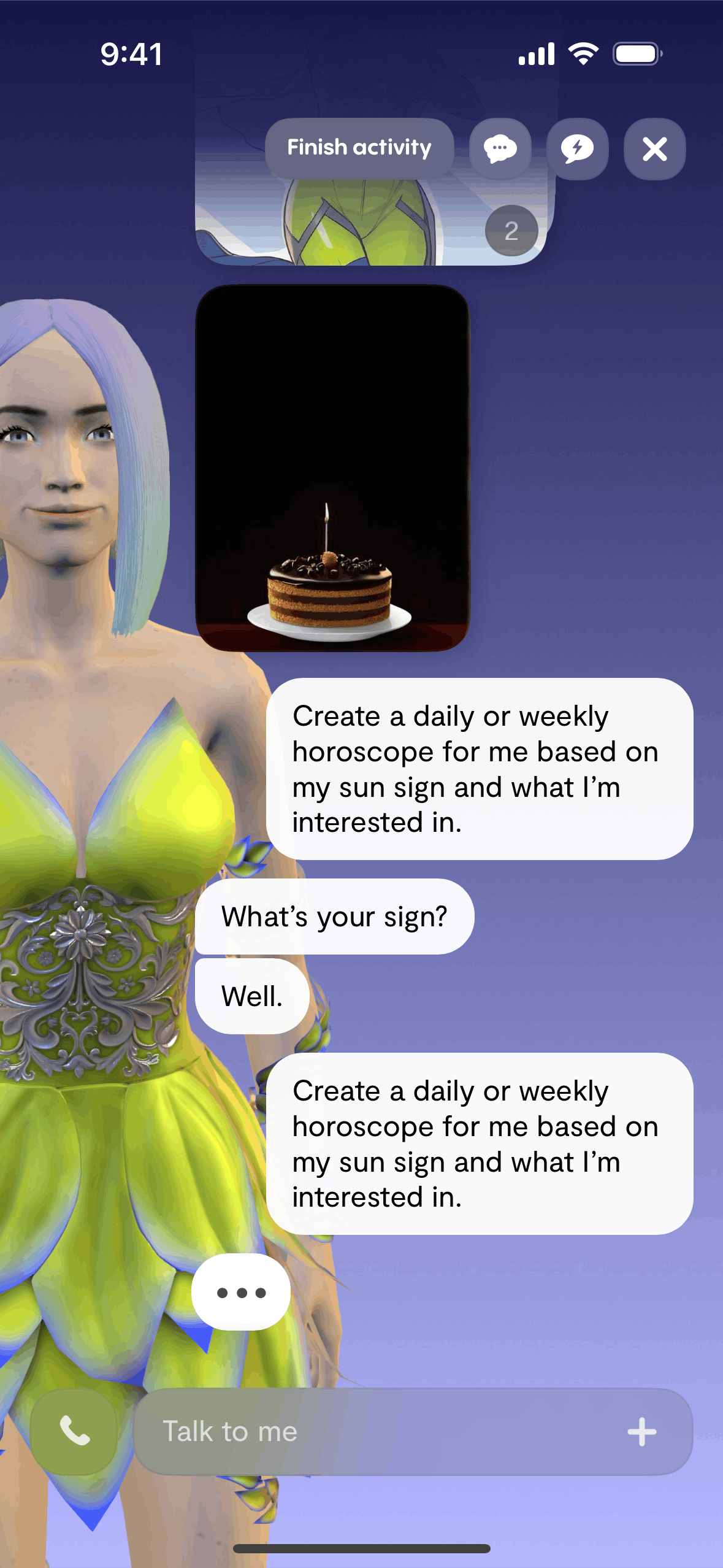 Replika iOS Health & Fitness interface screenshot 18
